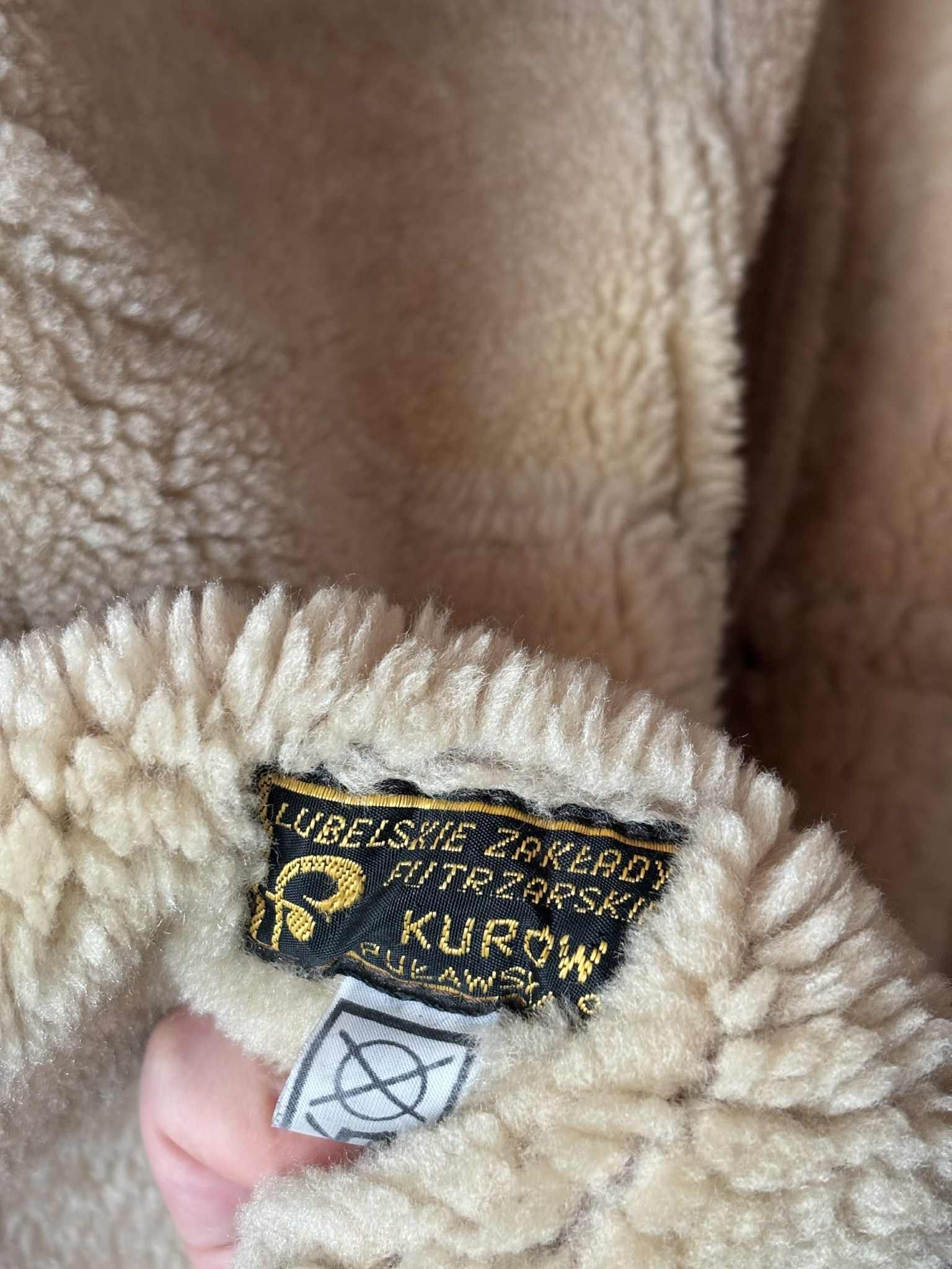 Other burgundy long sheepskin coat women's vintage 1980s natural Size XL / US 12-14 / IT 48-50 - 5 Thumbnail
