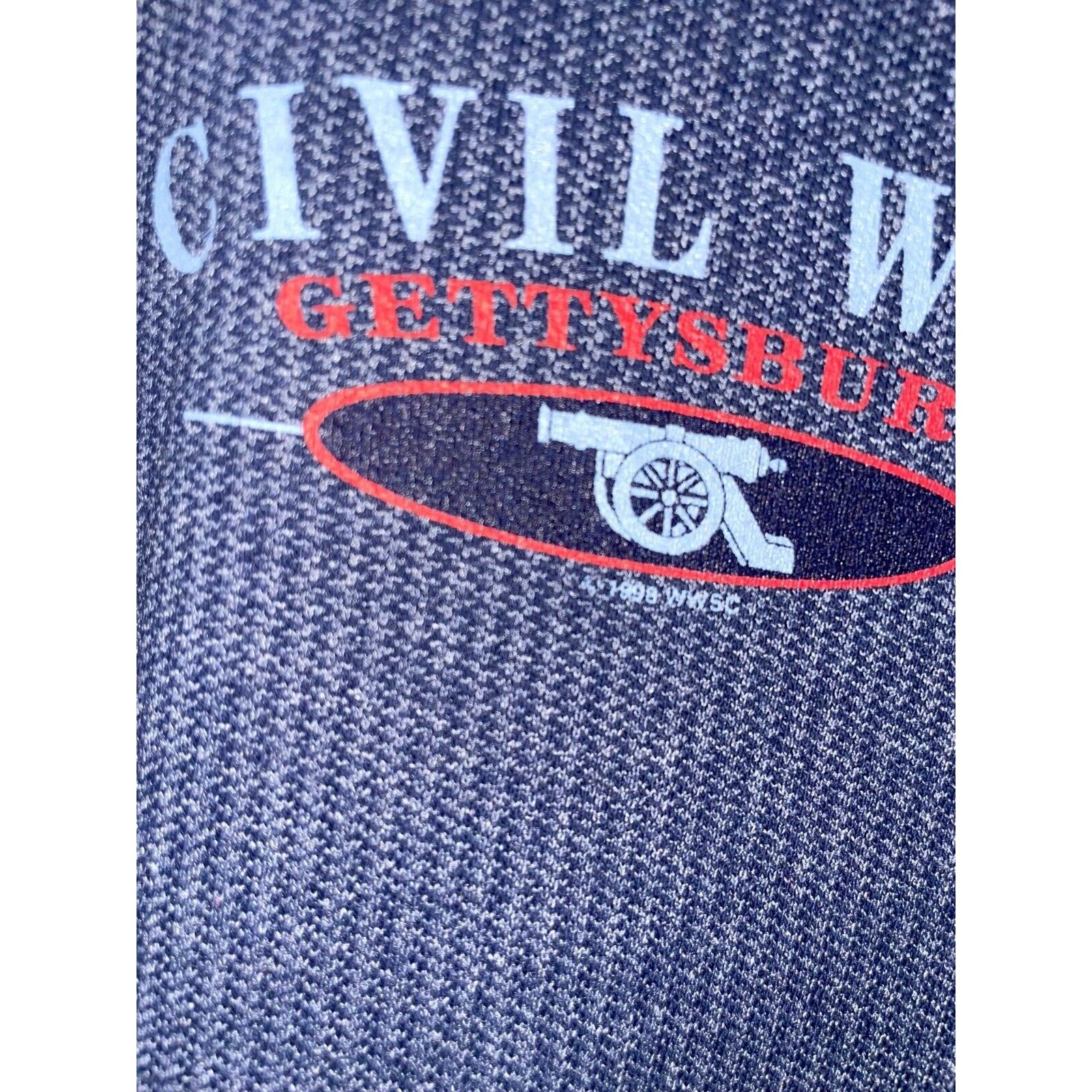 Vintage Vintage Civil War Shirt Gettysburg Cannon War Blue Tee 90s L Size US L / EU 52-54 / 3 - 4 Thumbnail