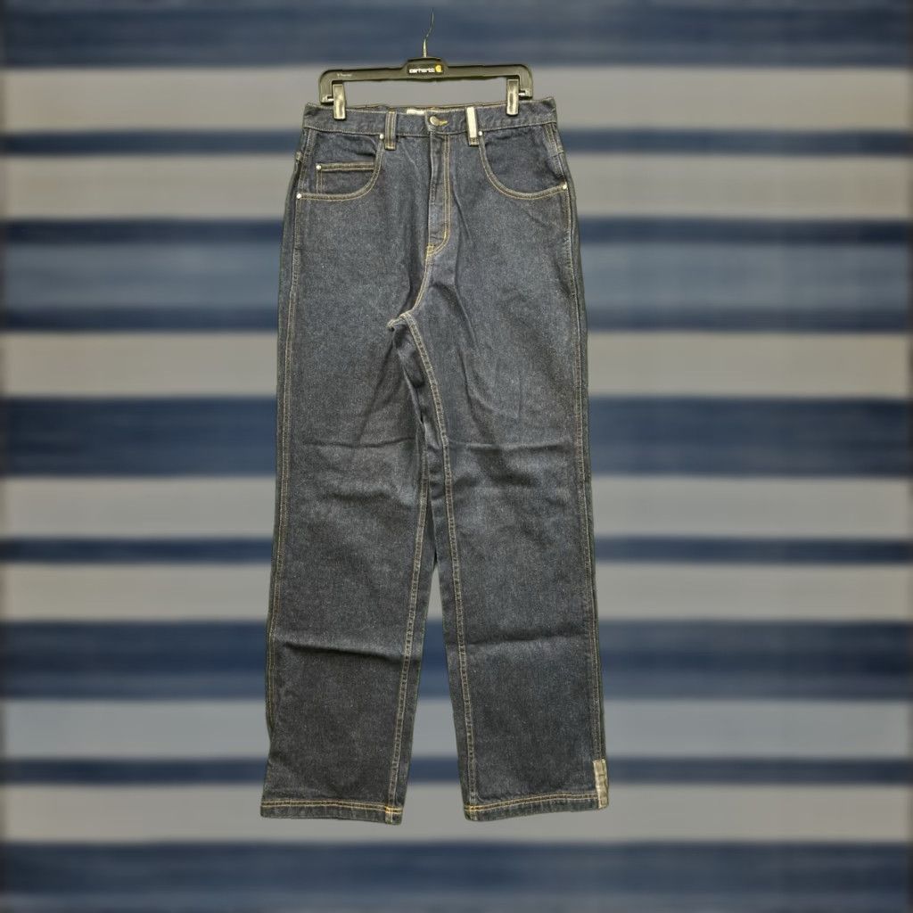 VINTAGE Jordan Jeans Mens 32x34 Dark Wash High Rise Casual Durable 90s Nike Jumpman