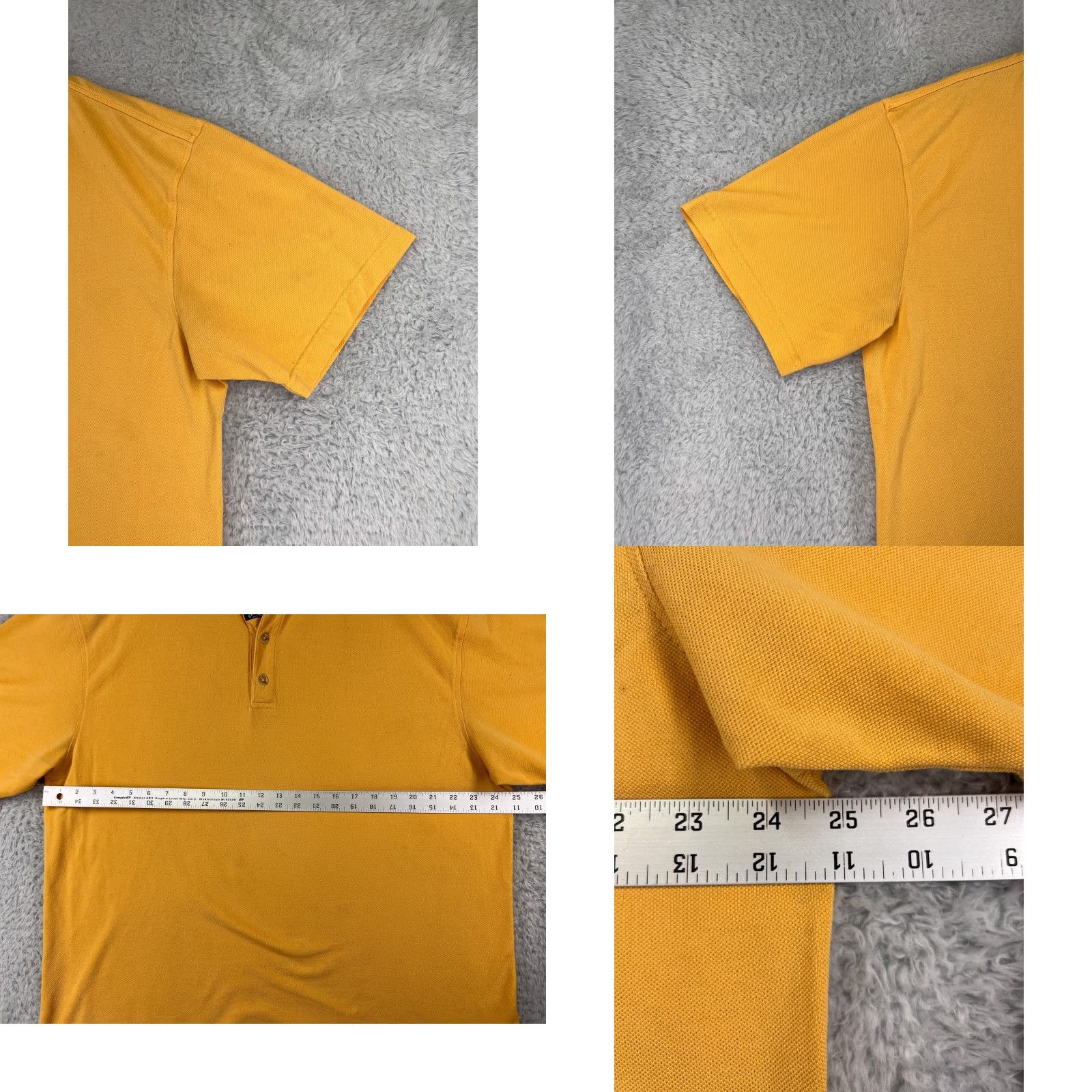 Callaway Callaway Golf Polo Shirt Mens XL Yellow Short Sleeve Knit 100% Cotton Regular Fit Shirt Men’s Golf Polo Size US XL / EU 56 / 4 - 8 Thumbnail