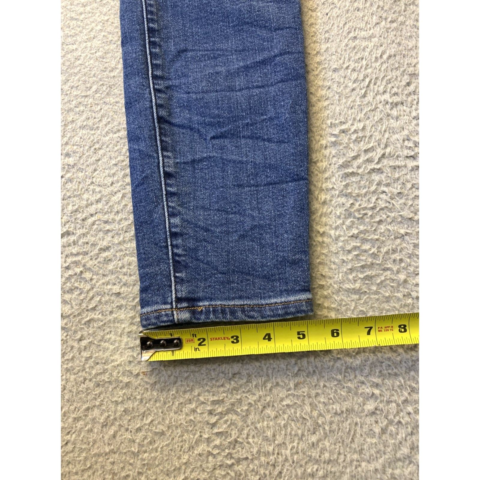 Madewell Madewell Jeans Size 27 Medium Wash High Rise Skinny Girlfriend Blue Womens Size 29" - 6 Thumbnail