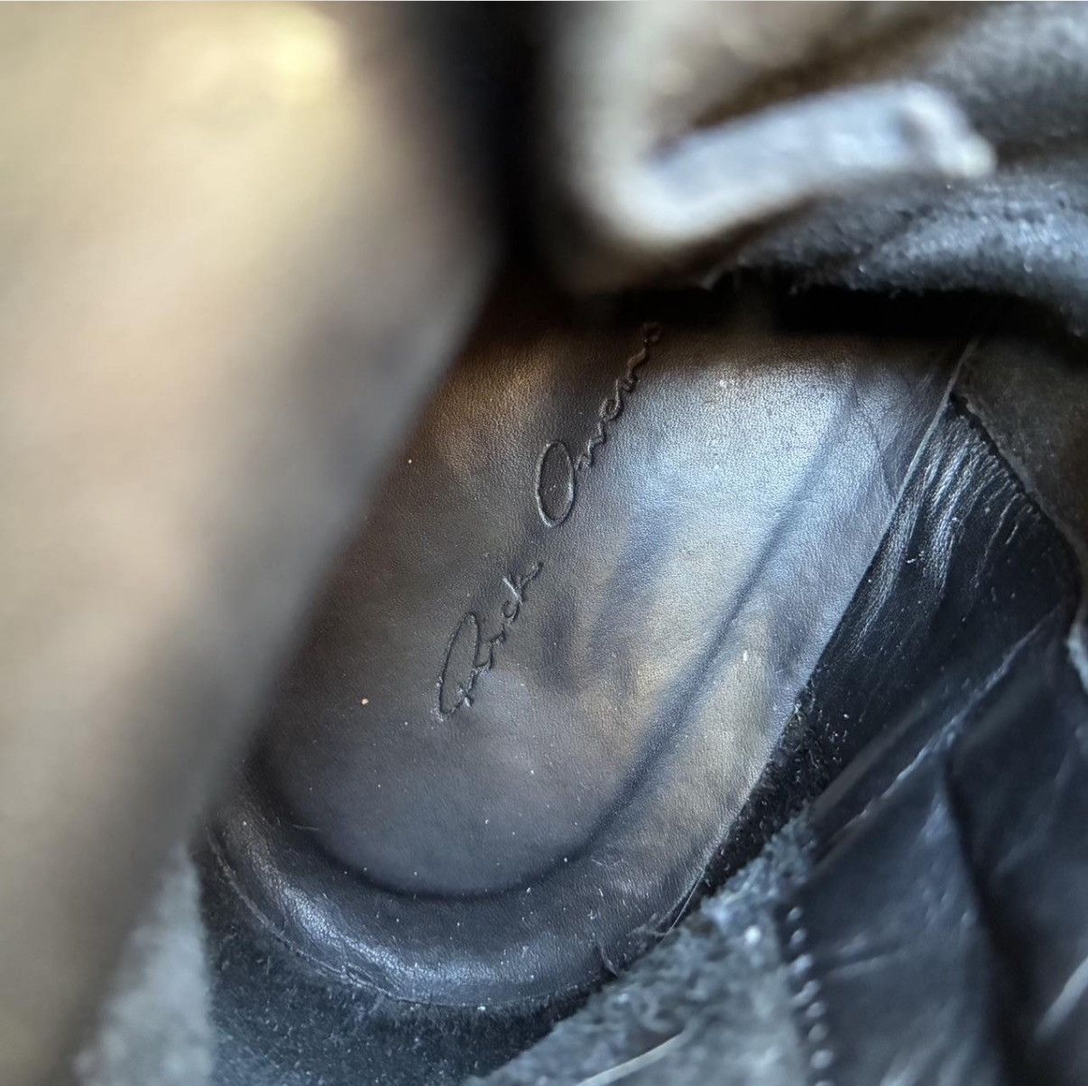 Rick Owens Rick Owens Reverse Leather Black Combat Boots Size US 9.5 / IT 39.5 - 4 Thumbnail