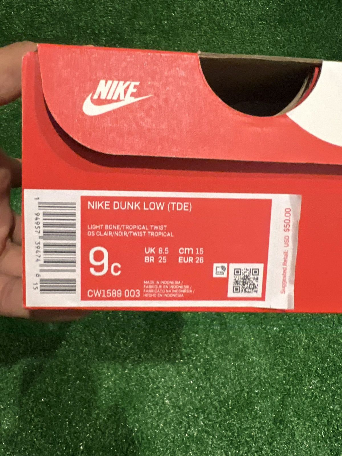 Nike Dunk Low TD 'Tiffany' Size US 9 / EU 42 - 8 Thumbnail