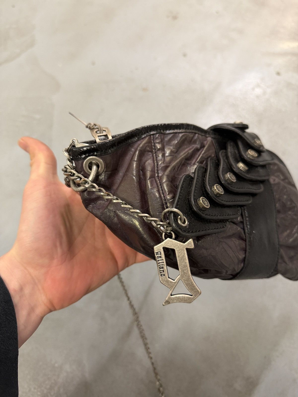 John Galliano John Galliano Studded Vintage Handbag / Clutch Size ONE SIZE - 12 Thumbnail