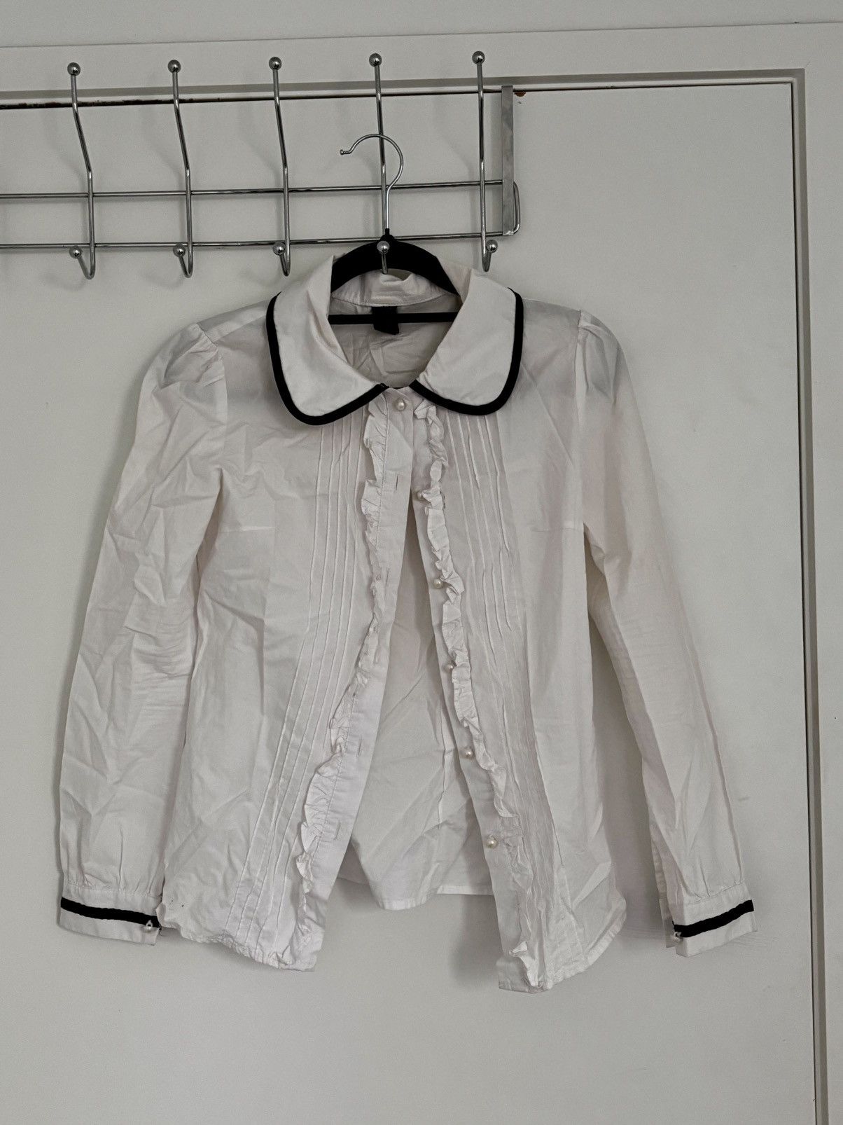 Vintage Niffelu.co babydoll blouse Size XXS / US 00 / IT 34 - 2 Thumbnail