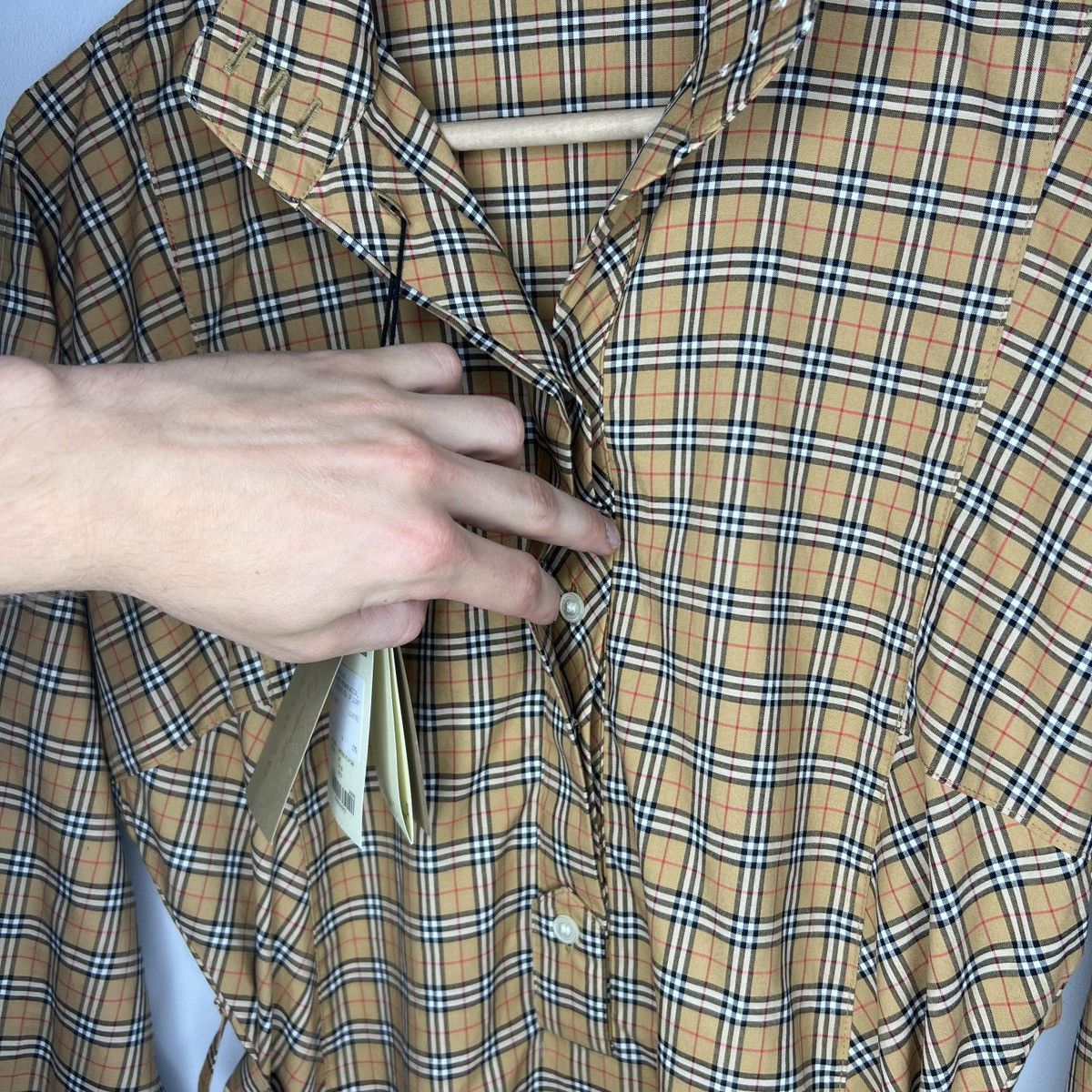 Burberry BURBERRY Nova Check Shirt Dress BRAND NEW Size S / US 4 / IT 40 - 8 Thumbnail