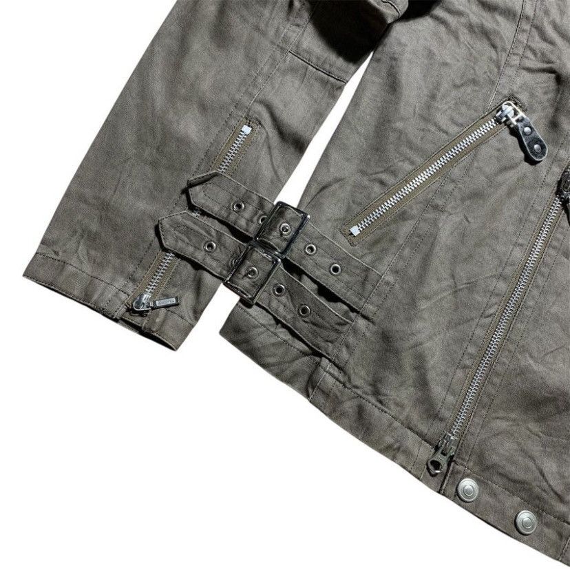 Tornado Mart 2000s TORNADO MART BIKERS ASYMMETRICAL JACKET Size US L / EU 52-54 / 3 - 3 Thumbnail