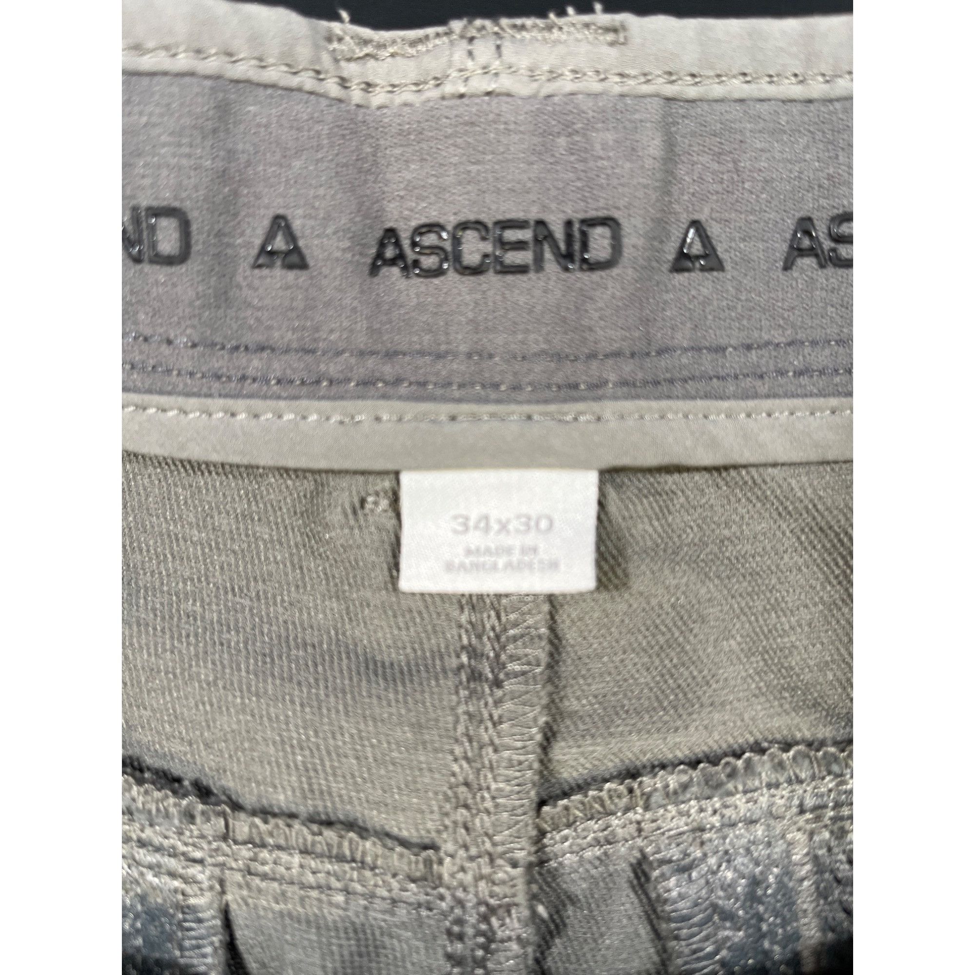 Other Ascend A Men's Gray Sportwear Pants Size 34X30 SKU 5334 Size US 34 / EU 50 - 4 Thumbnail