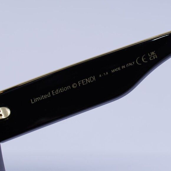 Fendi 🕶️ New Fendi FE40126I 01A Sunglasses - Shiny Black Frame Size ONE SIZE - 7 Thumbnail