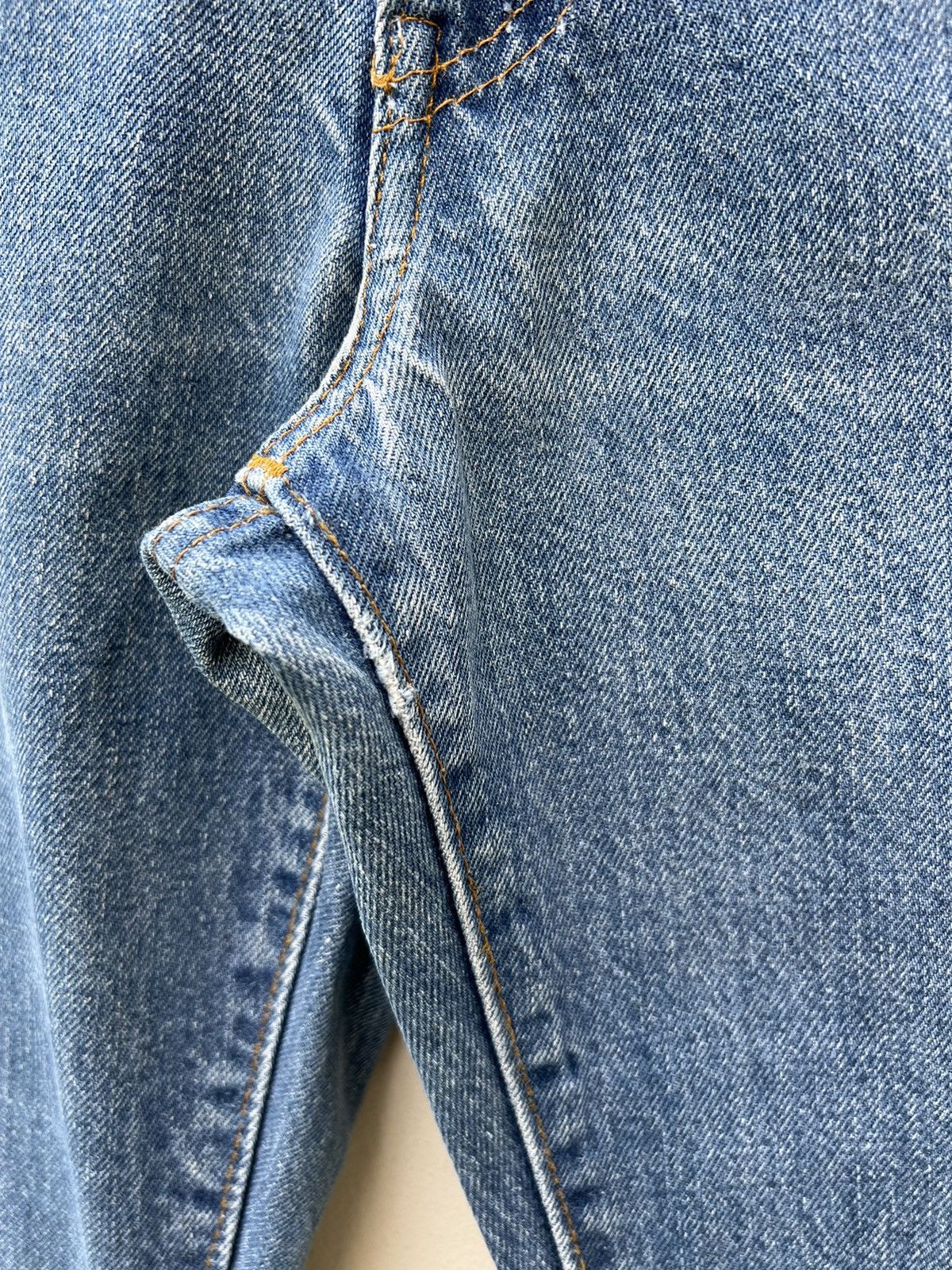 Levi's VTG 70s Levi’s 517 42 Talon Faded Blue Denim Bootcut Jeans Size US 31 - 12 Thumbnail