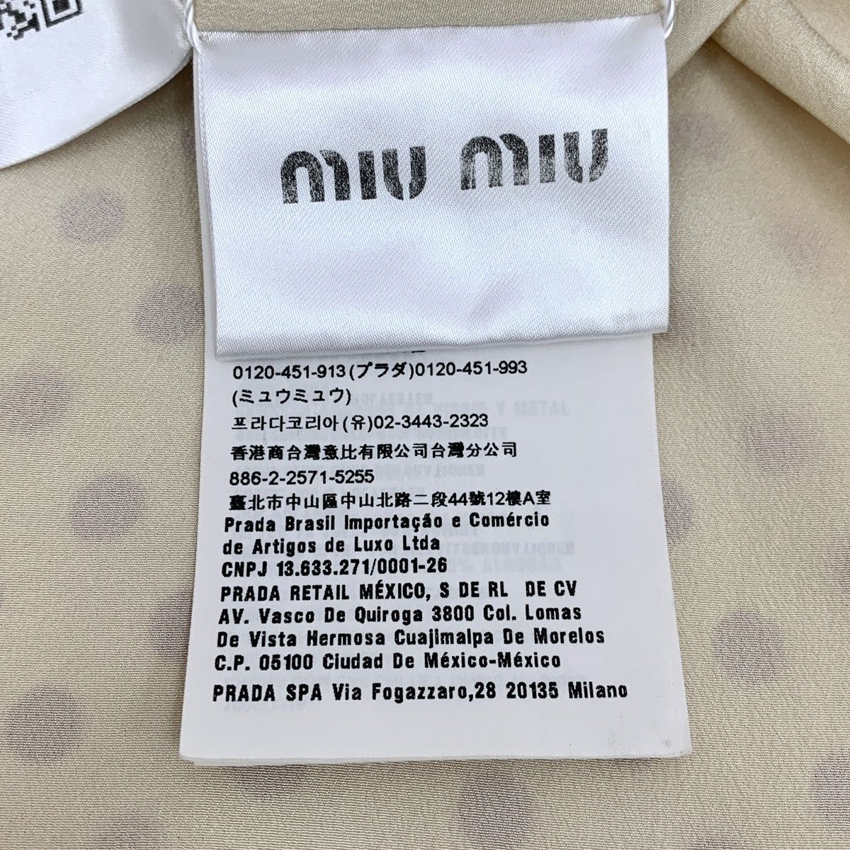 Miu Miu Miu Miu Polka Dot Printed V-neck Short Sleeve Dress K26WX Size XS / US 0-2 / IT 36-38 - 6 Thumbnail