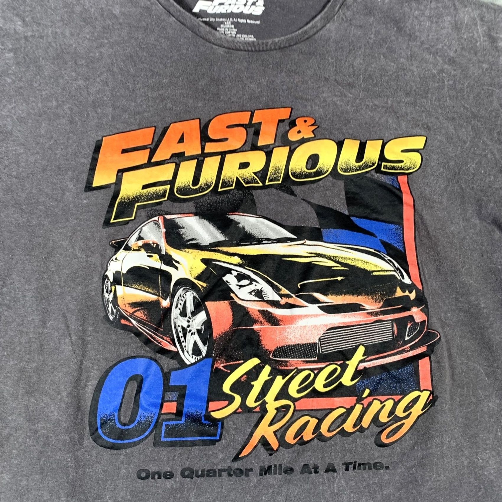 Vintage VINTAGE? No — Fast & Furious Shirt Mens 3XL Black Acid Wash Graphic Street Racing Tee T-Shirt Size US XXL / EU 58 / 5 - 4 Thumbnail