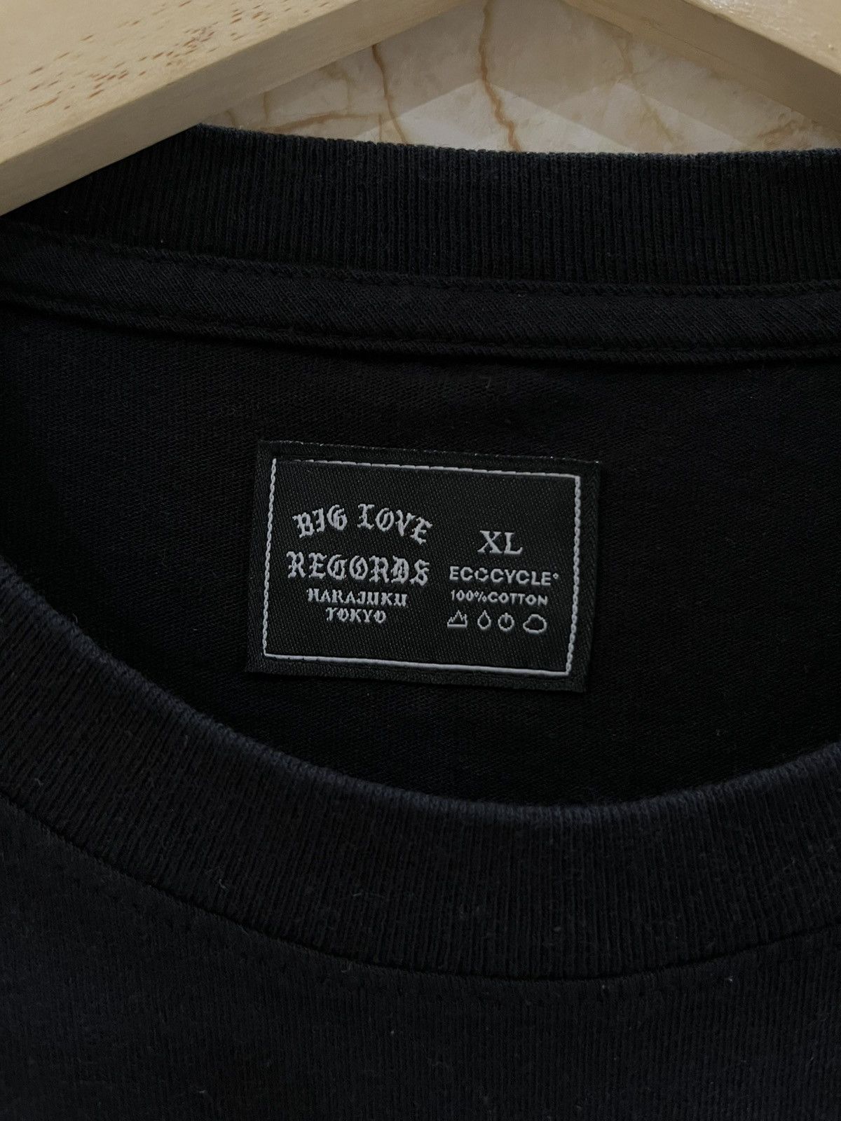 Japanese Brand Big Love Records Harajuku Tokyo Tee Size US XL / EU 56 / 4 - 5 Thumbnail
