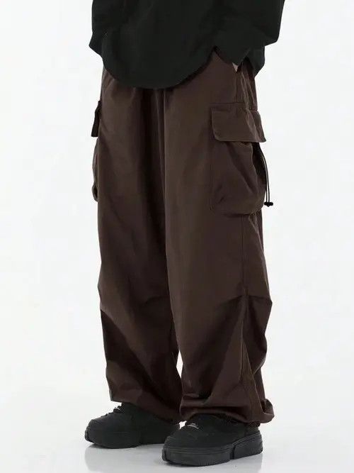 Japanese Brand Parachute Multi-Pocket Sweatpants Gorpcore Cargo Size US 30 / EU 46 - 4 Thumbnail