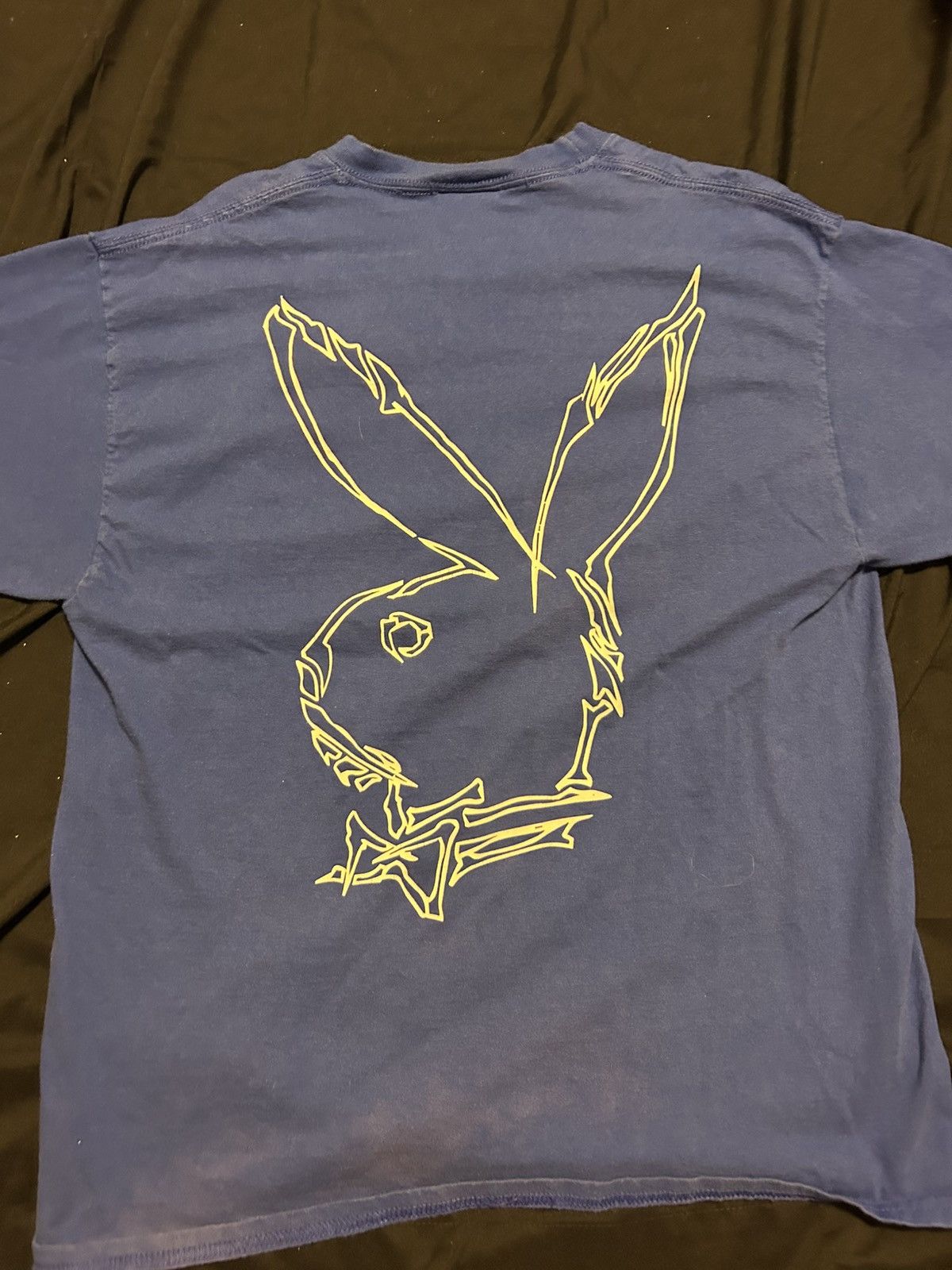 Playboy × Revenge Revenge x Playboy Blue T-Shirt Size US L / EU 52-54 / 3 - 2 Thumbnail