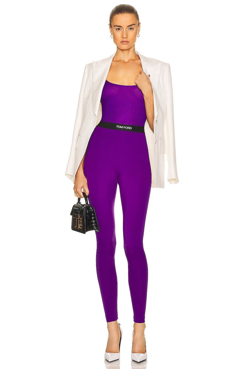 Tom Ford o1y0226 Bodysuit in Purple Size XS / US 0-2 / IT 36-38 - 4 Thumbnail