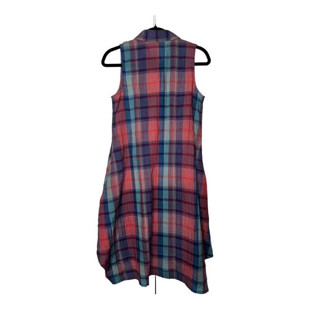 Designer Anthropologie l Isabella Sinclair Tillie Plaid Dress XS Size XS / US 0-2 / IT 36-38 - 3 Thumbnail