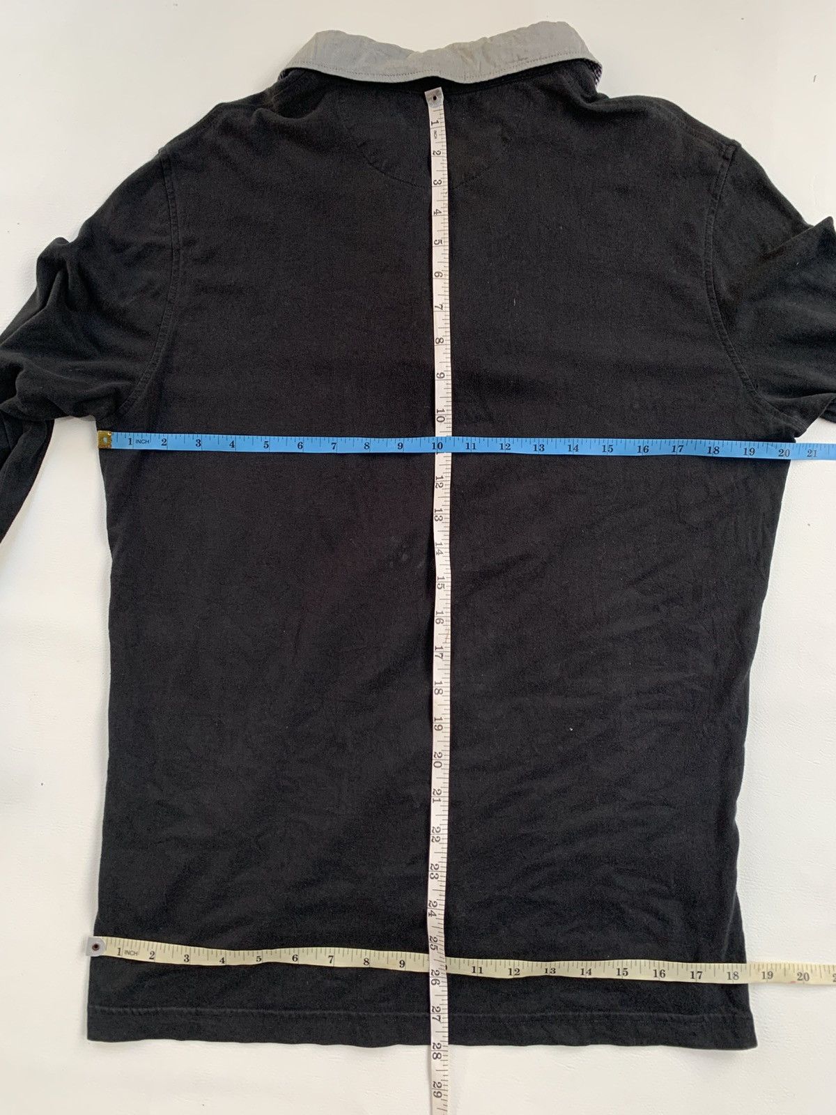 BEANPOLE × Vintage Bean Pole Vtg 90s Style Double Layer Black Long Sleeve Size US L / EU 52-54 / 3 - 8 Thumbnail