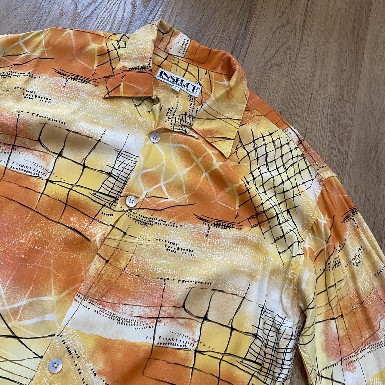 Other Orange and yellow short sleeve button up shirt Size US L / EU 52-54 / 3 - 3 Thumbnail