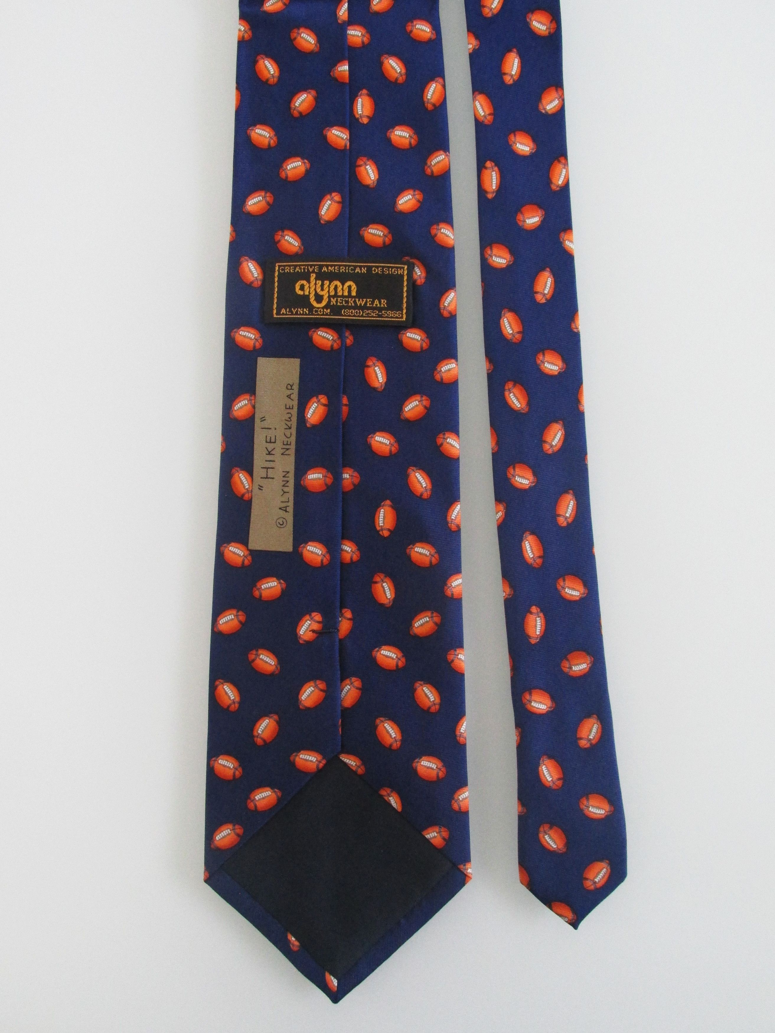 Other Alynn Football Men's Silk Tie Size ONE SIZE - 3 Thumbnail