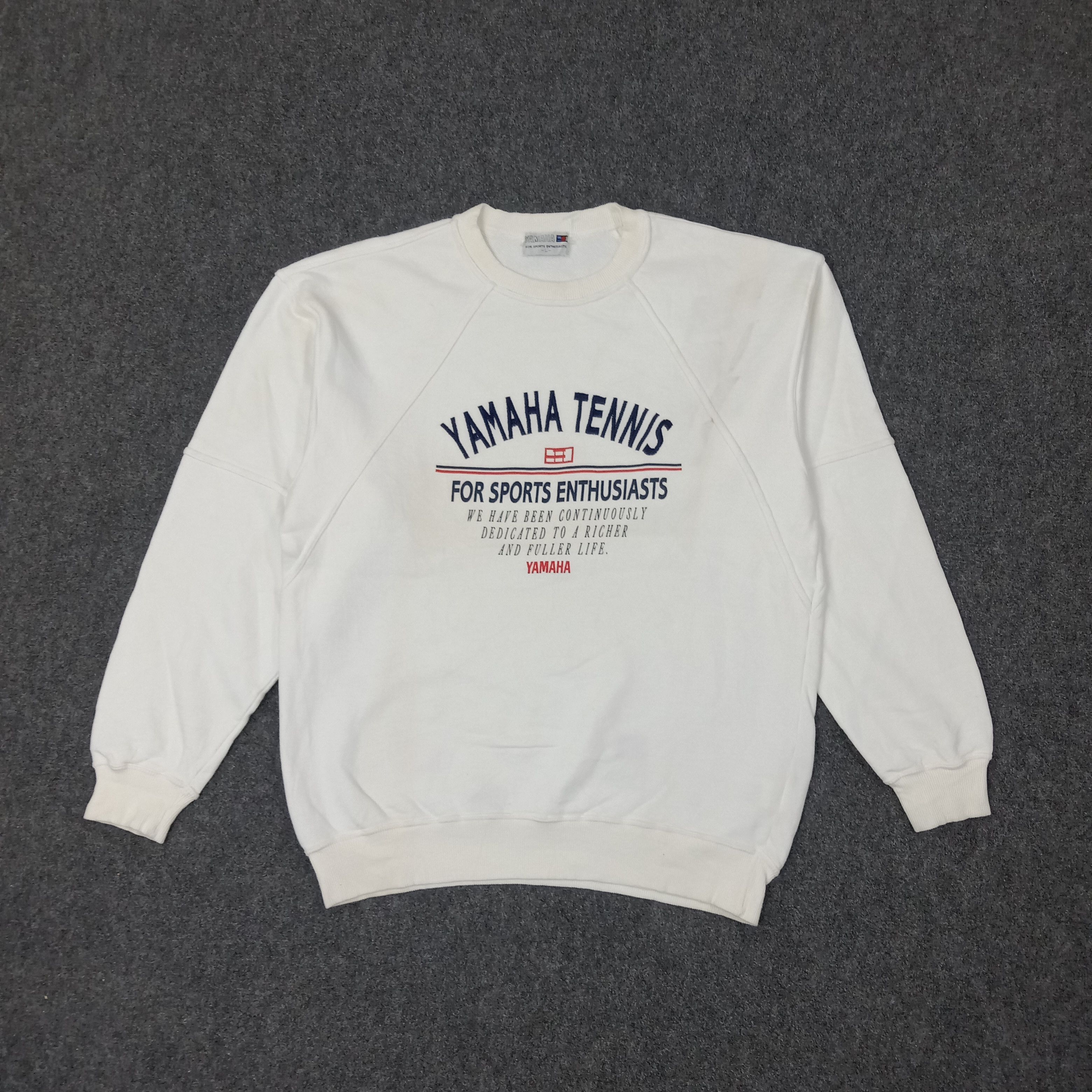 Yamaha Yamaha Tennis Japanese Streetwear Sweatshirt C226N7 Size US M / EU 48-50 / 2 - 1 Thumbnail