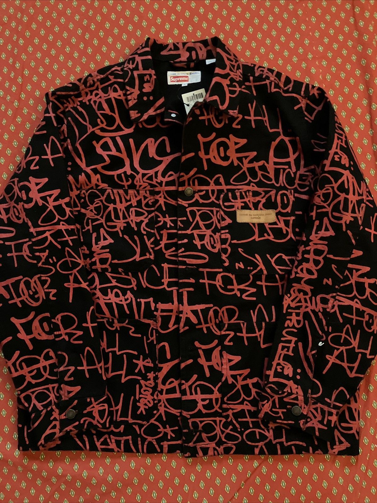 Comme des Garcons × Supreme Supreme CDG FW18 Canvas Jacket | Grailed 