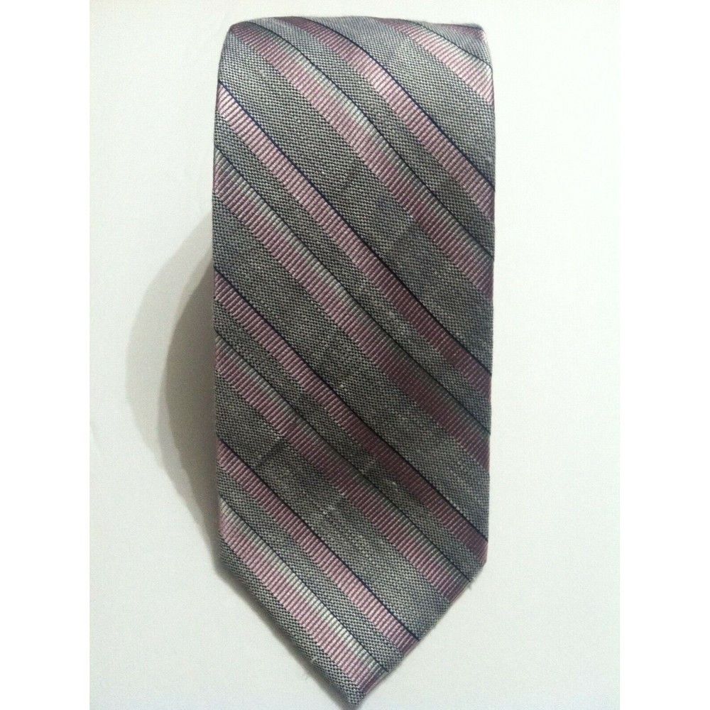 Tommy Hilfiger TOMMY HILFIGER MENS NEW PINK/GRAY TIE WIDTH:3" Size ONE SIZE - 1 Thumbnail