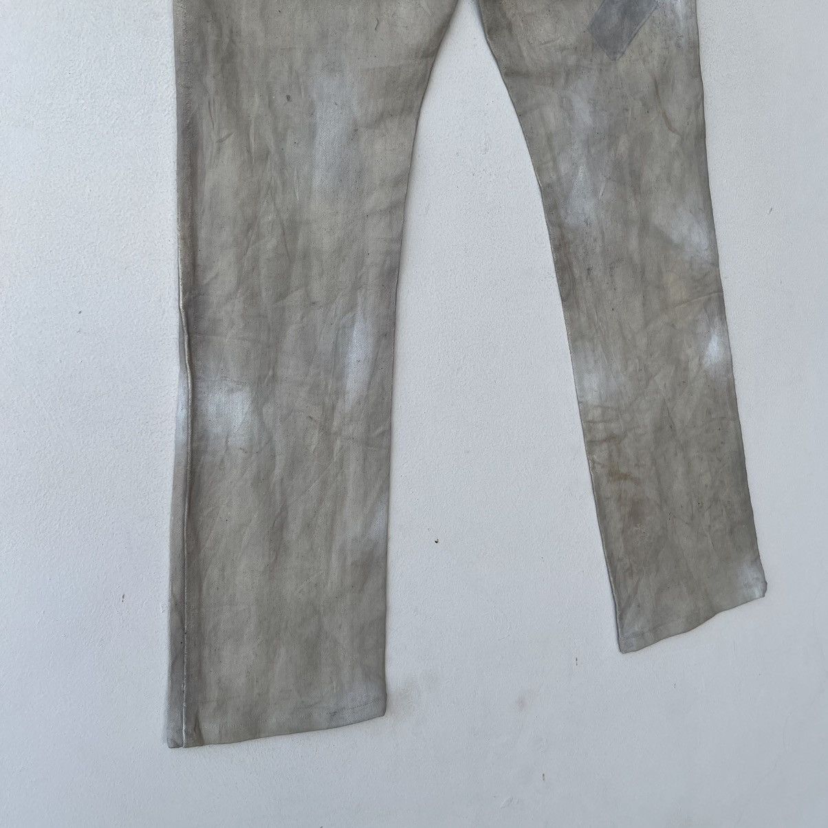 Tornado Mart Flared Archival Tornado Mart "Dirty Wash" Waxed Denim Jeans Size US 32 / EU 48 - 12 Thumbnail