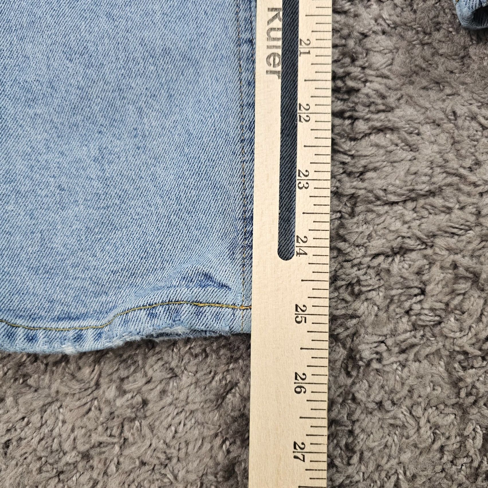 Citizens Of Humanity VINTAGE Citizens of Humanity Jeans Women's Straight Crop Distressed Jolene 25x26 Blue 90s Size 25" / US 0 / IT 36 - 7 Thumbnail