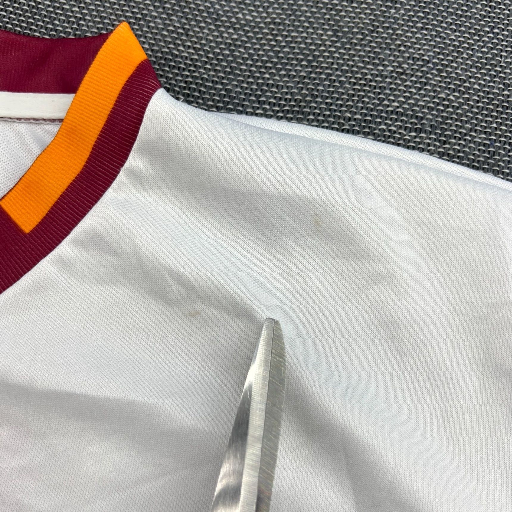 Vintage AS Roma Official 2013 2014 Away Jersey Totti #10 Mens Small Licensed Shirt Football White Short Sleeve Mockup Size US S / EU 44-46 / 1 - 5 Thumbnail