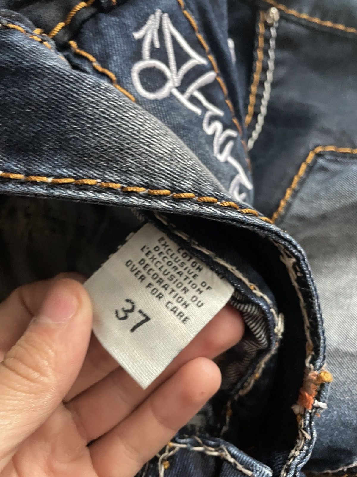 Vintage Archive Kosmo Lupo Jeans distressed y2k Denim pants Size US 37 - 6 Thumbnail