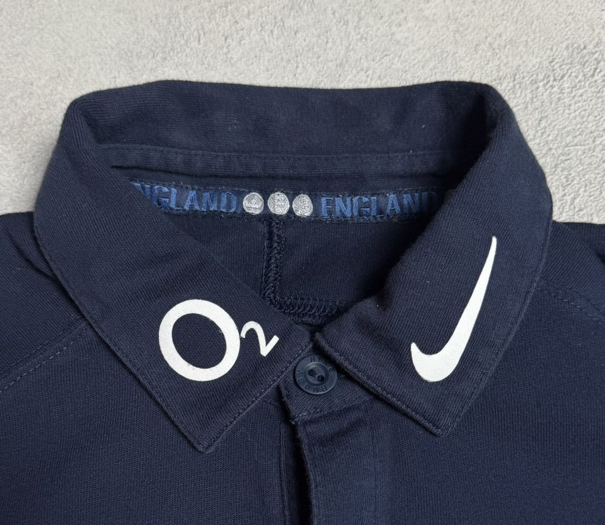 Nike England Cotton Polo Shirt Nike O2 Vintage 2000s Size US M / EU 48-50 / 2 - 8 Thumbnail