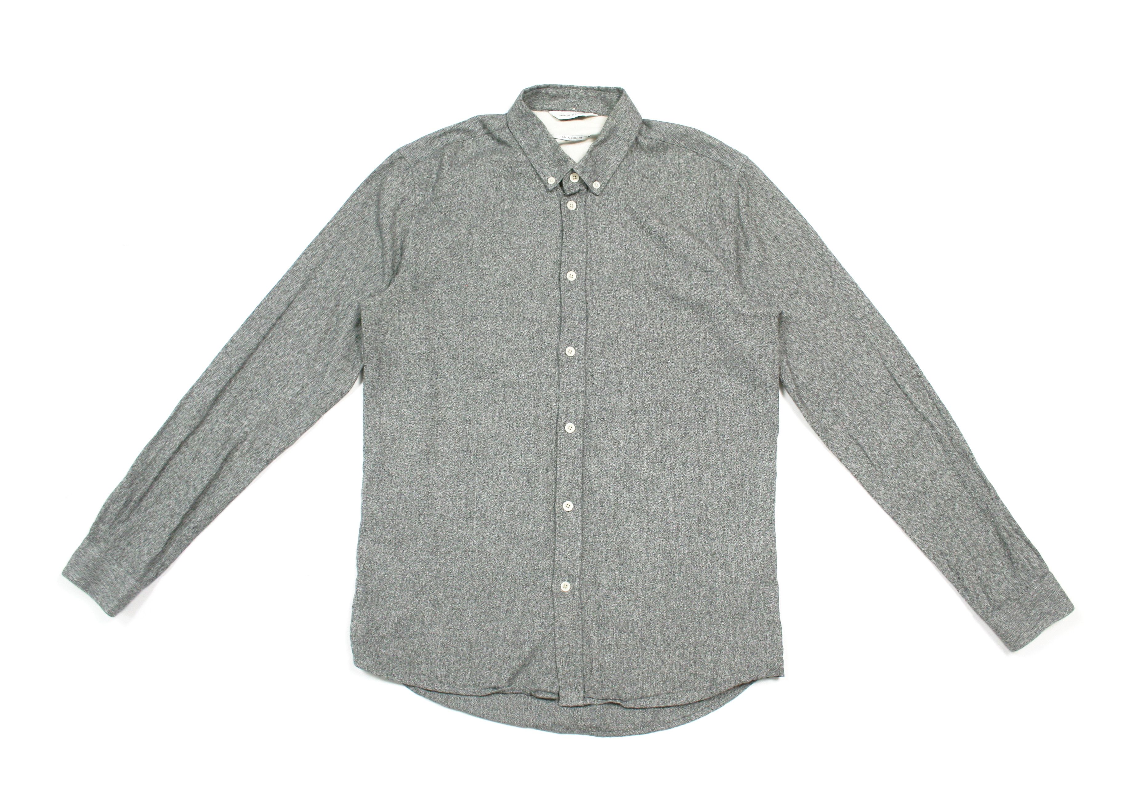 Samsoe Samsoe Slim Fit Melange Shirt Size US M / EU 48-50 / 2 - 1 Thumbnail