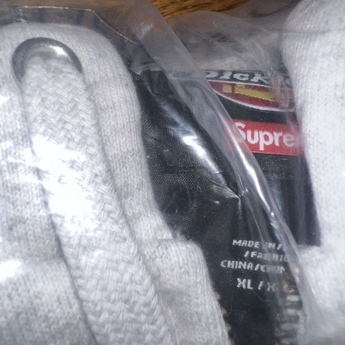 Dickies × Supreme Supreme Dickies Quilted Lined ZipUp Sweatshirt Grey Size XL Size US XL / EU 56 / 4 - 6 Thumbnail