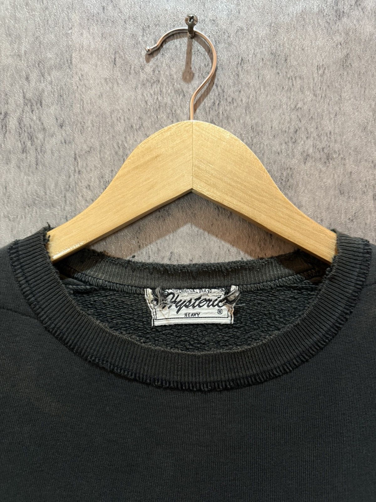 Hysteric Glamour × Japanese Brand 90s Hysteric Glamour Boxy SunFaded Distressed Sweatshirt Size US M / EU 48-50 / 2 - 12 Thumbnail