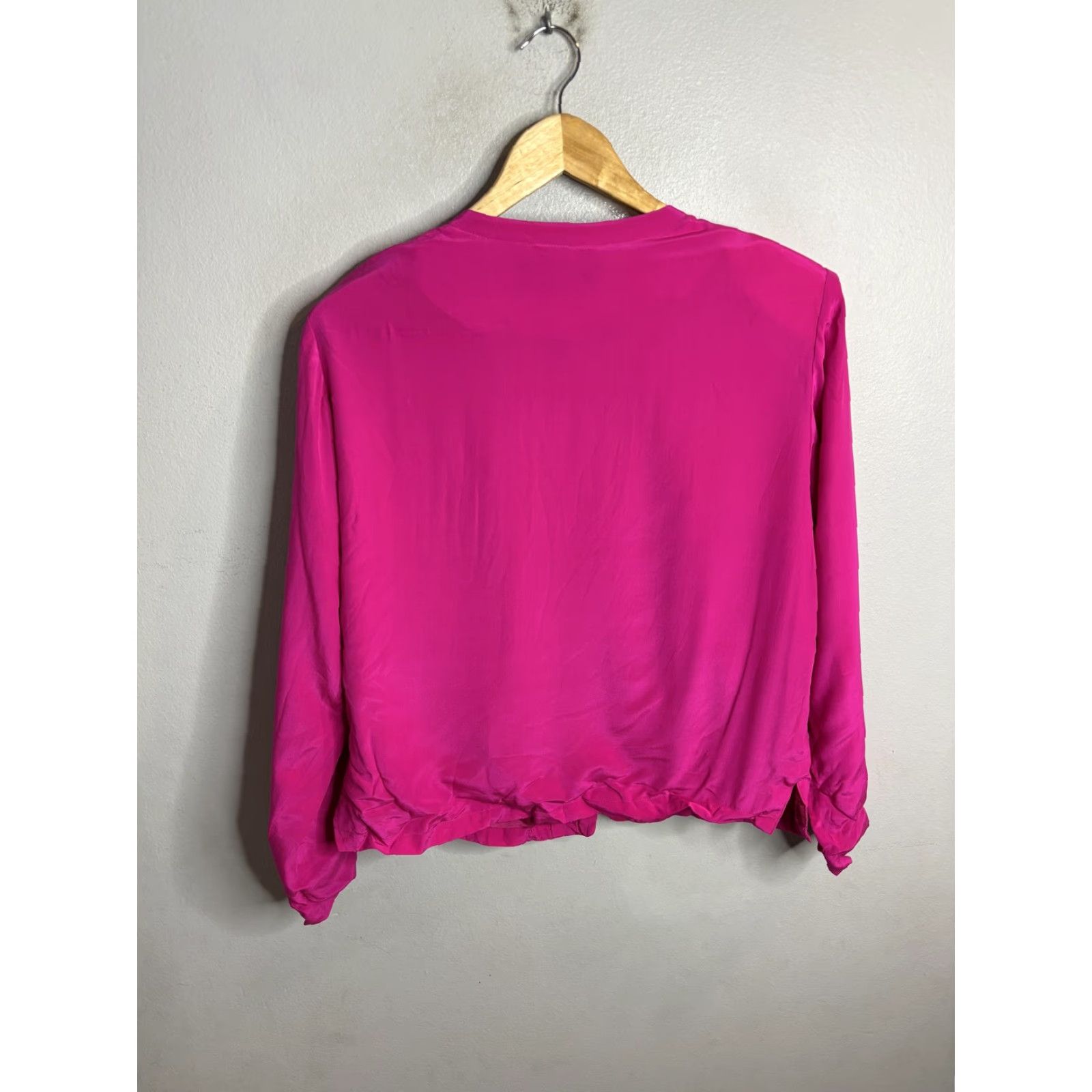 Vintage Rita Stevens Collection Jacket Womens Small Pink Sequin Satin Zip Party Evening Size S / US 4 / IT 40 - 4 Thumbnail