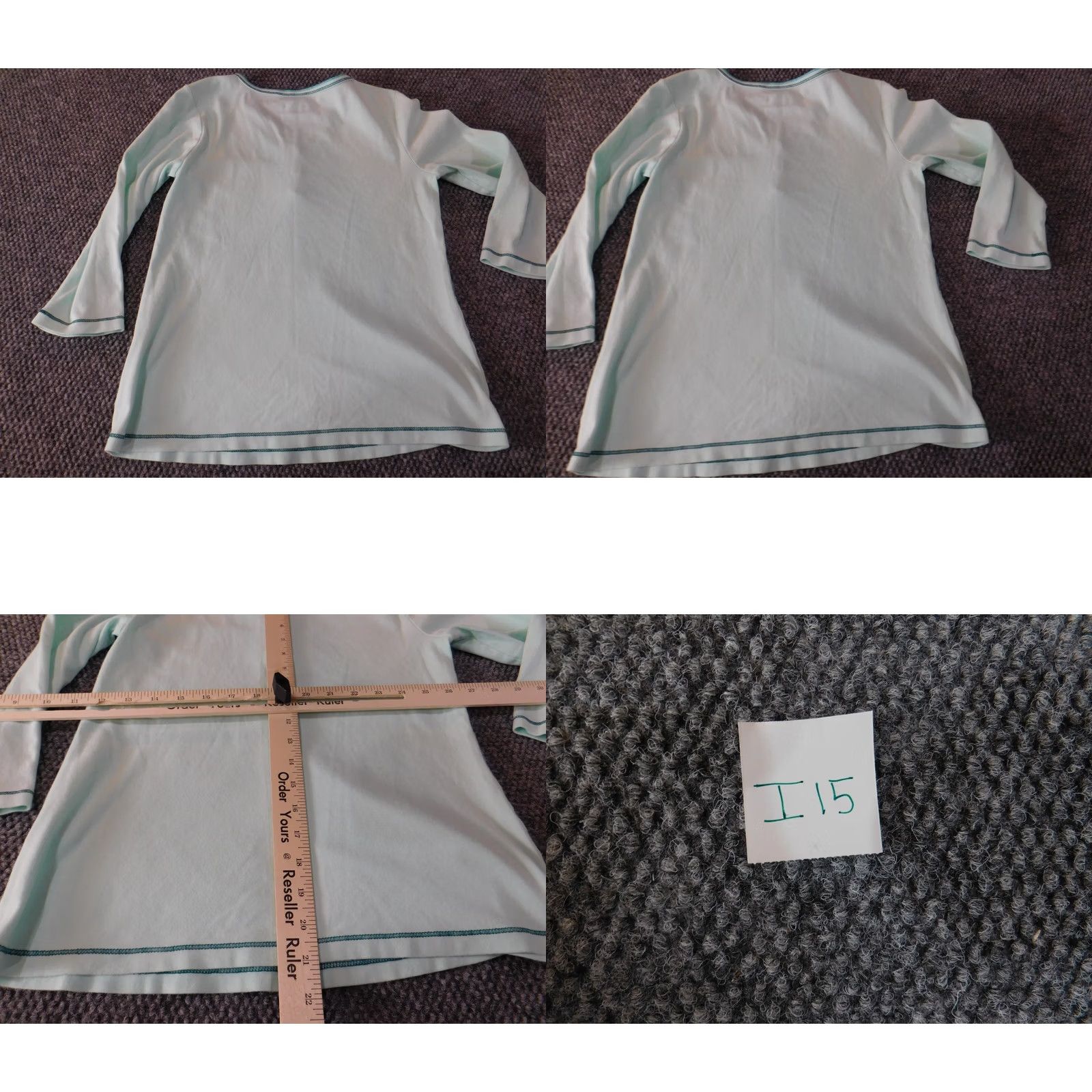 Vintage Christopher & Banks Womens Blouse PS Petites blue graphic Top classic pullover Size S / US 4 / IT 40 - 8 Thumbnail