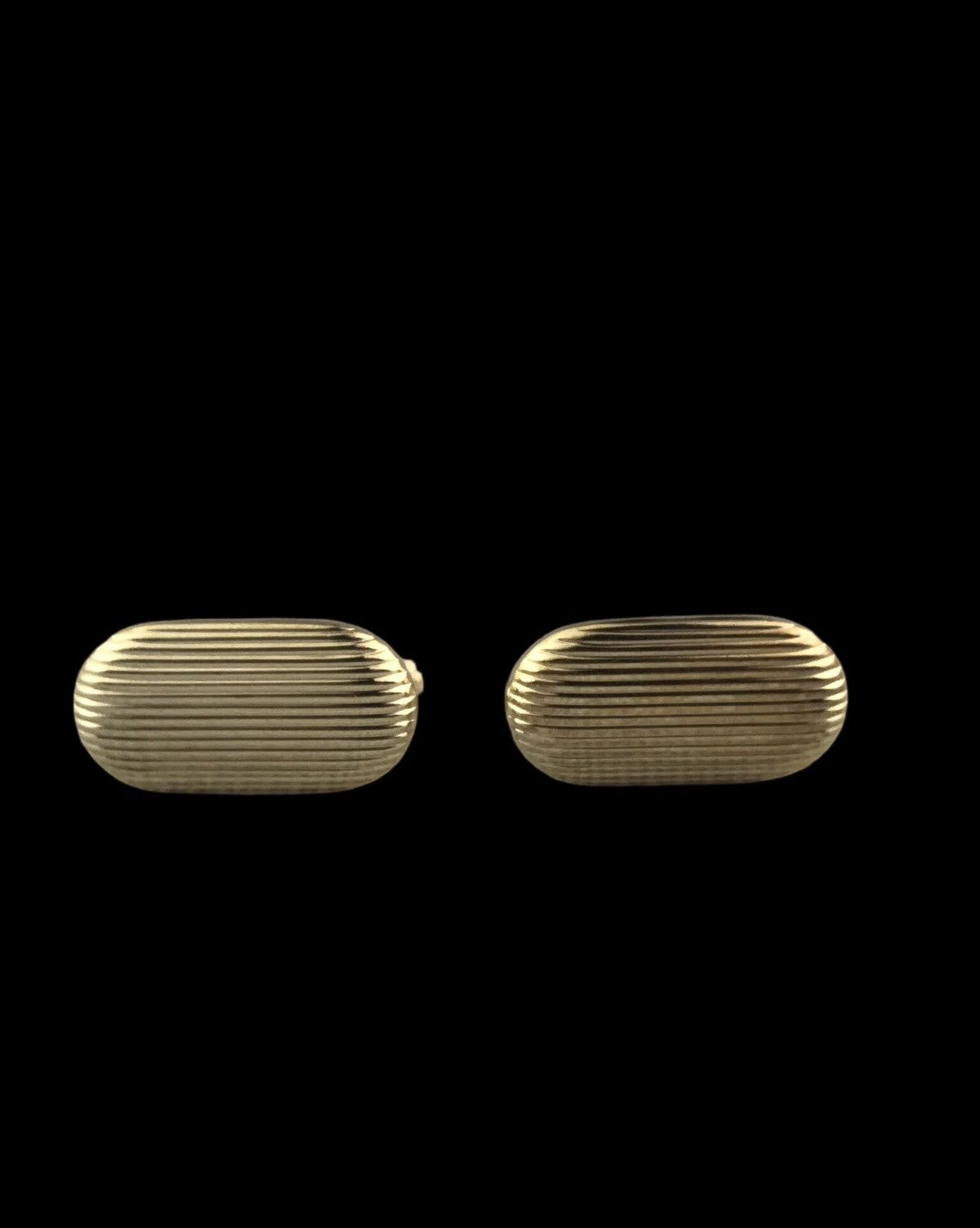 Christian Dior Monsieur VINTAGE CHRISTIAN DIOR STRIPED ENAMEL CUFFLINKS 🇩🇪 Size ONE SIZE - 5 Thumbnail