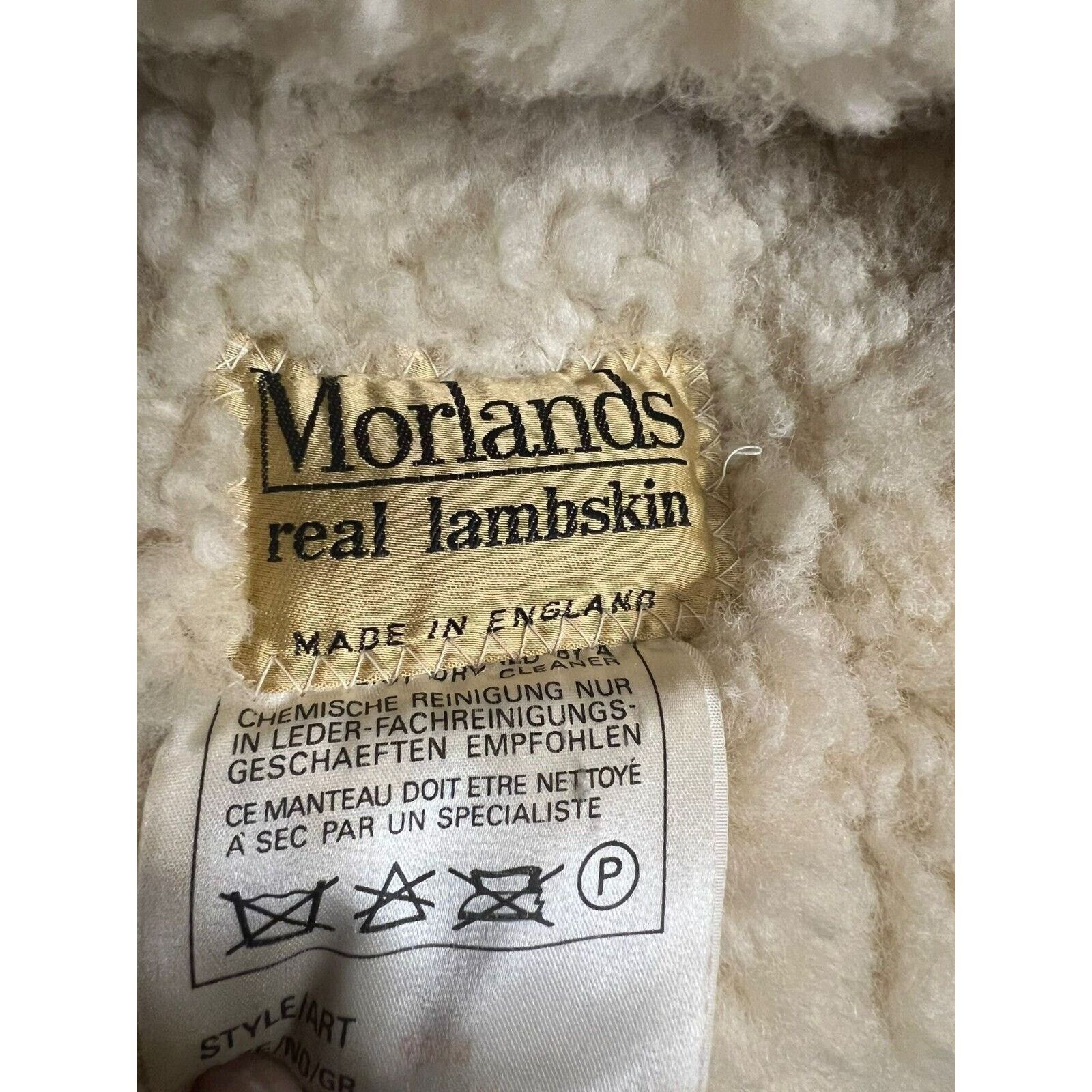 Other Morlands Size Size 42R Shearling Jacket Coat Size US L / EU 52-54 / 3 - 6 Thumbnail