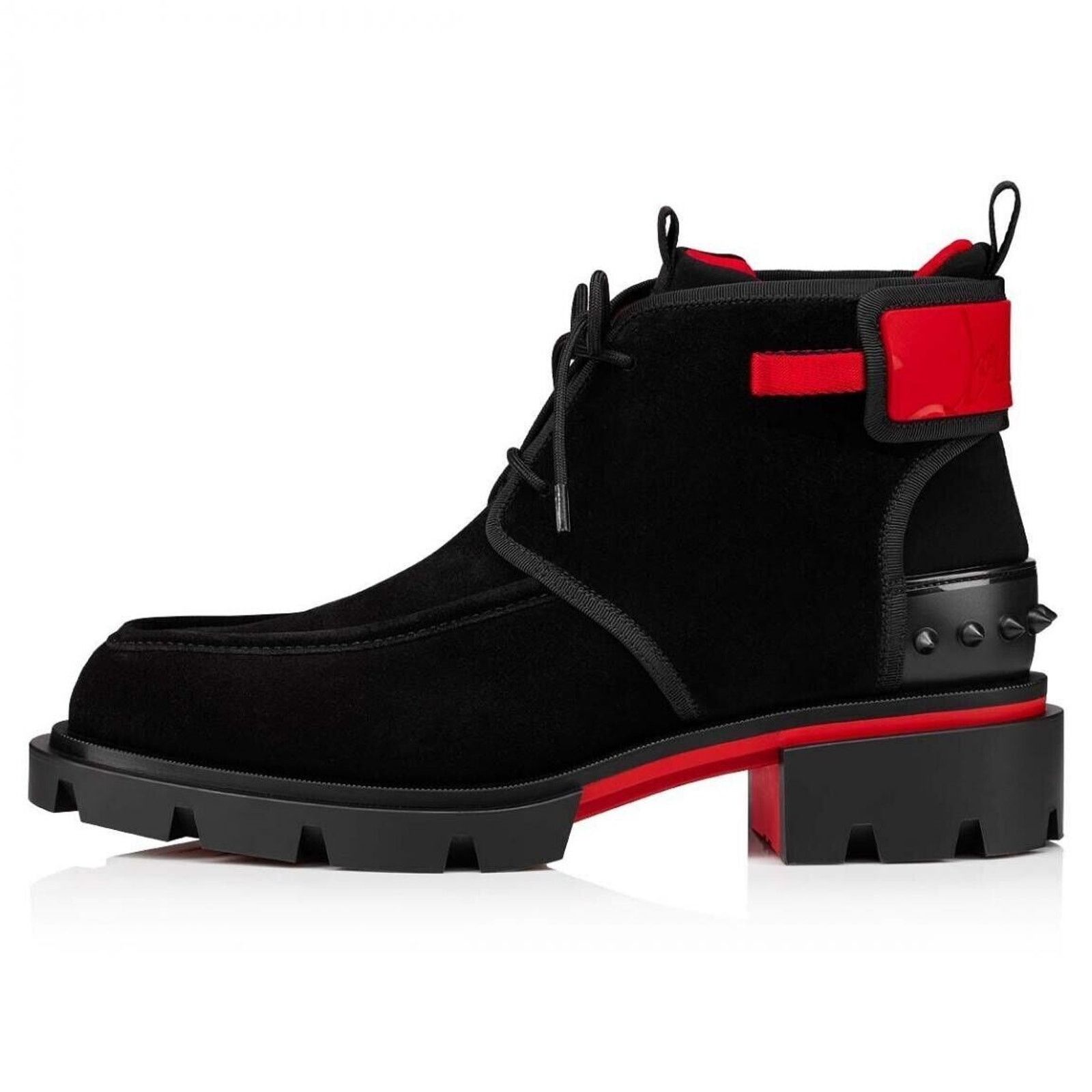 Christian Louboutin Christian Louboutin Mens Suede Combat Lace Up Boot 42 9 Size US 9 / EU 42 - 7 Thumbnail