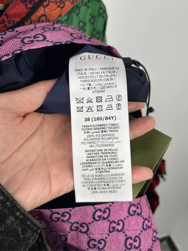 Gucci Gucci Size 38 Full printed logo stitching hooded jacket 25 Size US XS / EU 42 / 0 - 5 Thumbnail