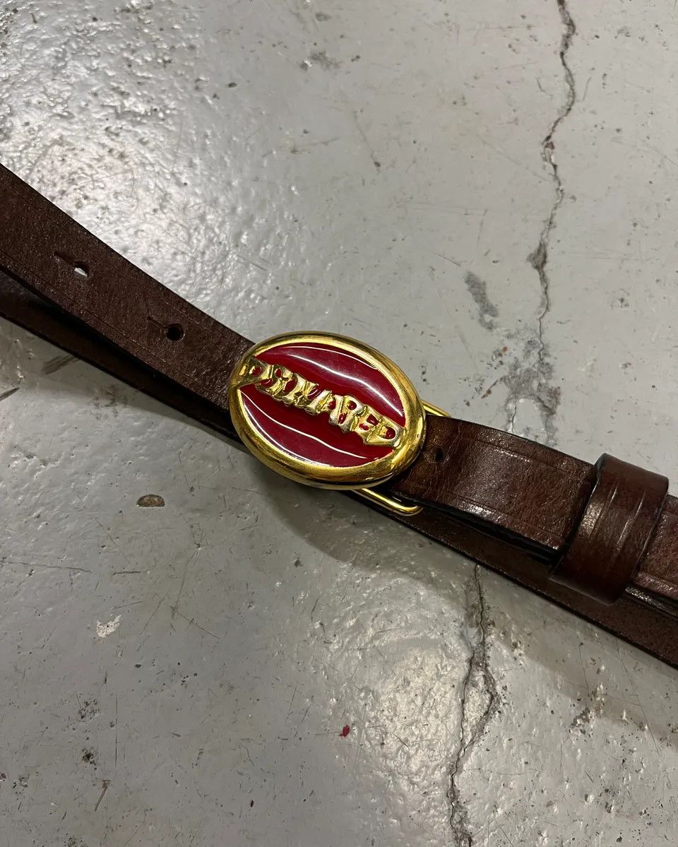 00s Dsquared2 lether Gold Buckle archive 小物 00s Dsquared2 lether