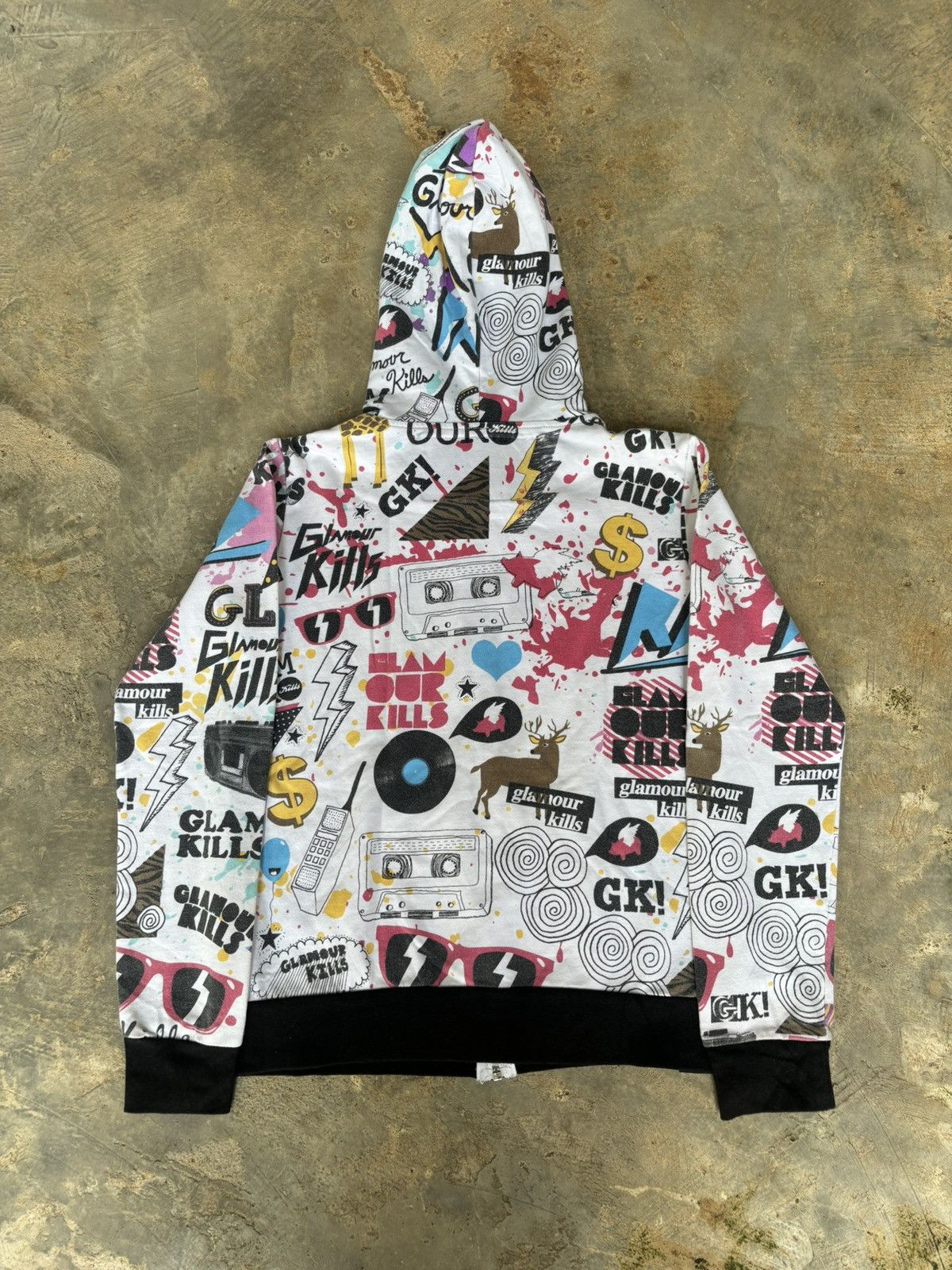 Hysteric Glamour Y2k Glamour Kills Gilr Full Print Hoodie Size US S / EU 44-46 / 1 - 3 Thumbnail