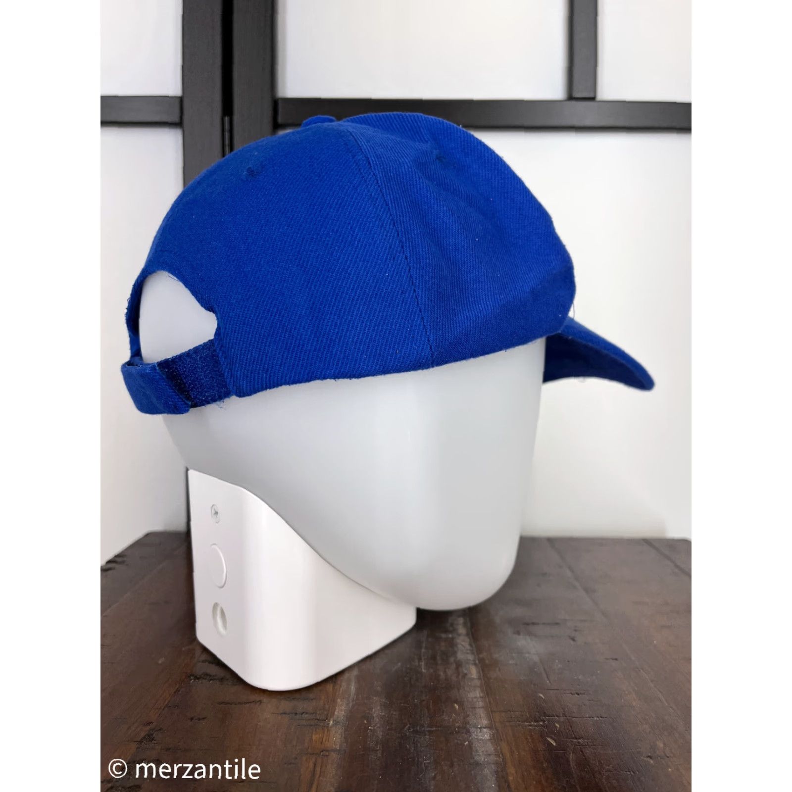 Vintage Jesus Baseball Cap Hat Adult One Size Blue Solid Cross Religious Mens Size ONE SIZE - 7 Thumbnail