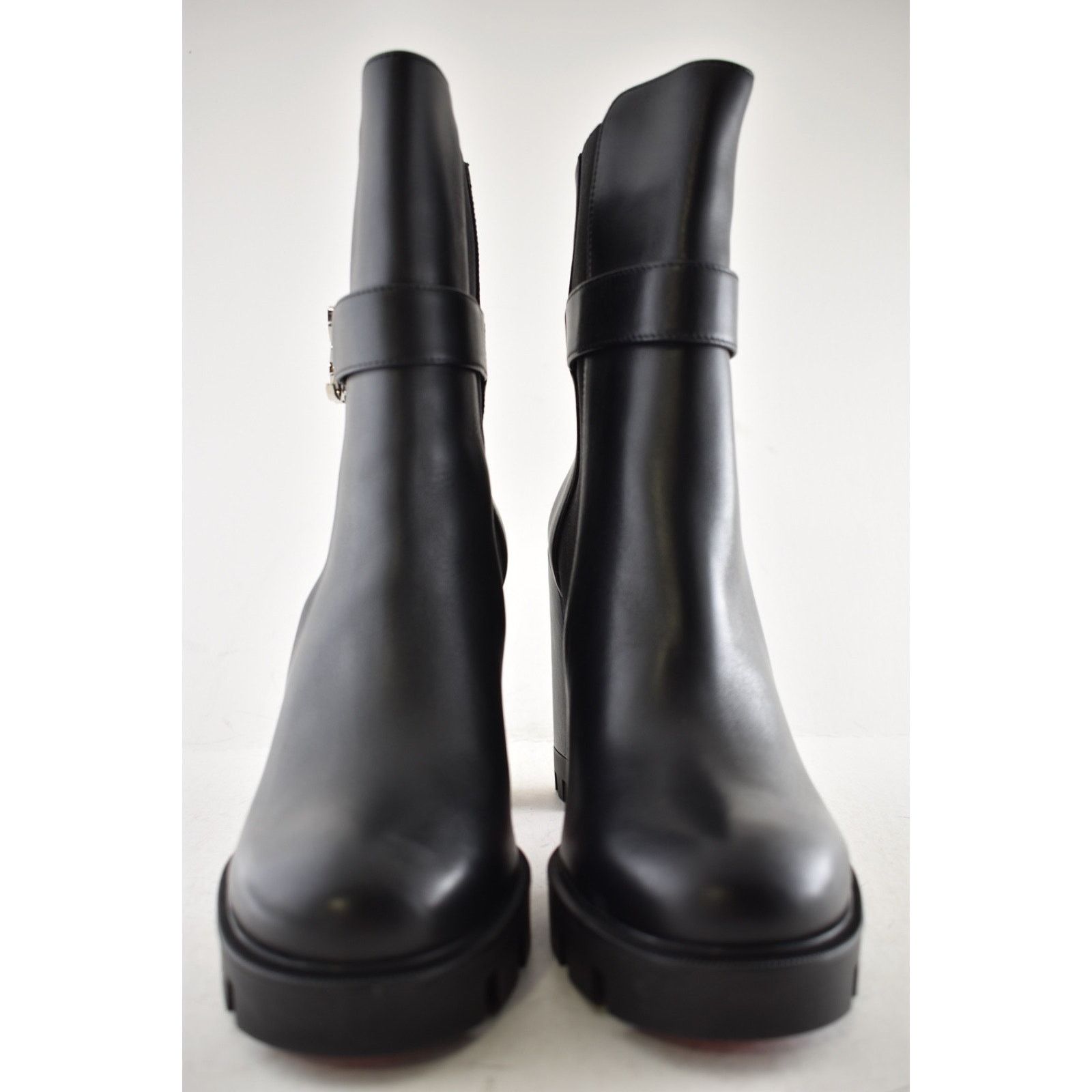 Christian Louboutin Christian Louboutin CL Chelsea Lug 100 Leather Ankle Boot 41 Size US 10 / IT 40 - 12 Thumbnail