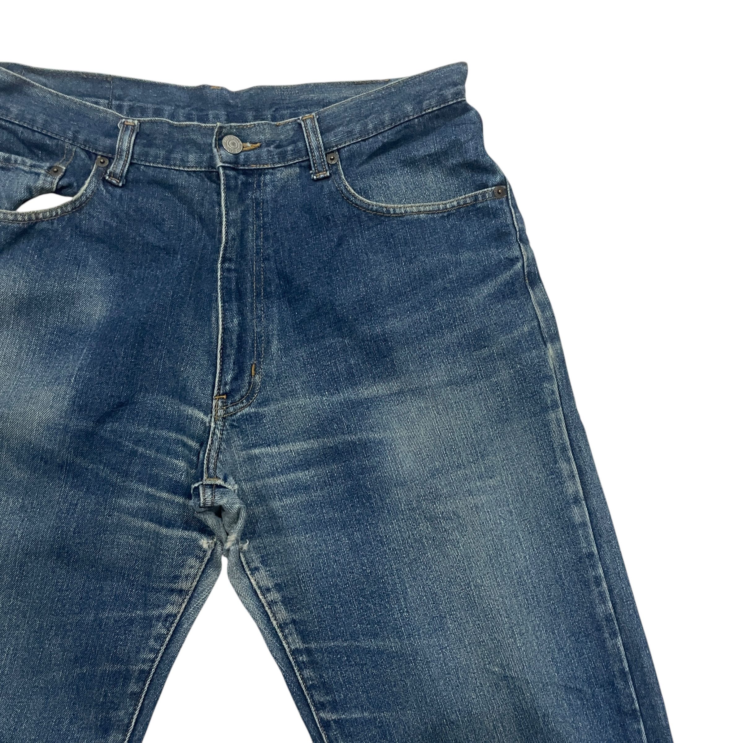 Warehouse Vintage Warehouse Japan Distressed Denim Jeans Size US 32 / EU 48 - 3 Thumbnail