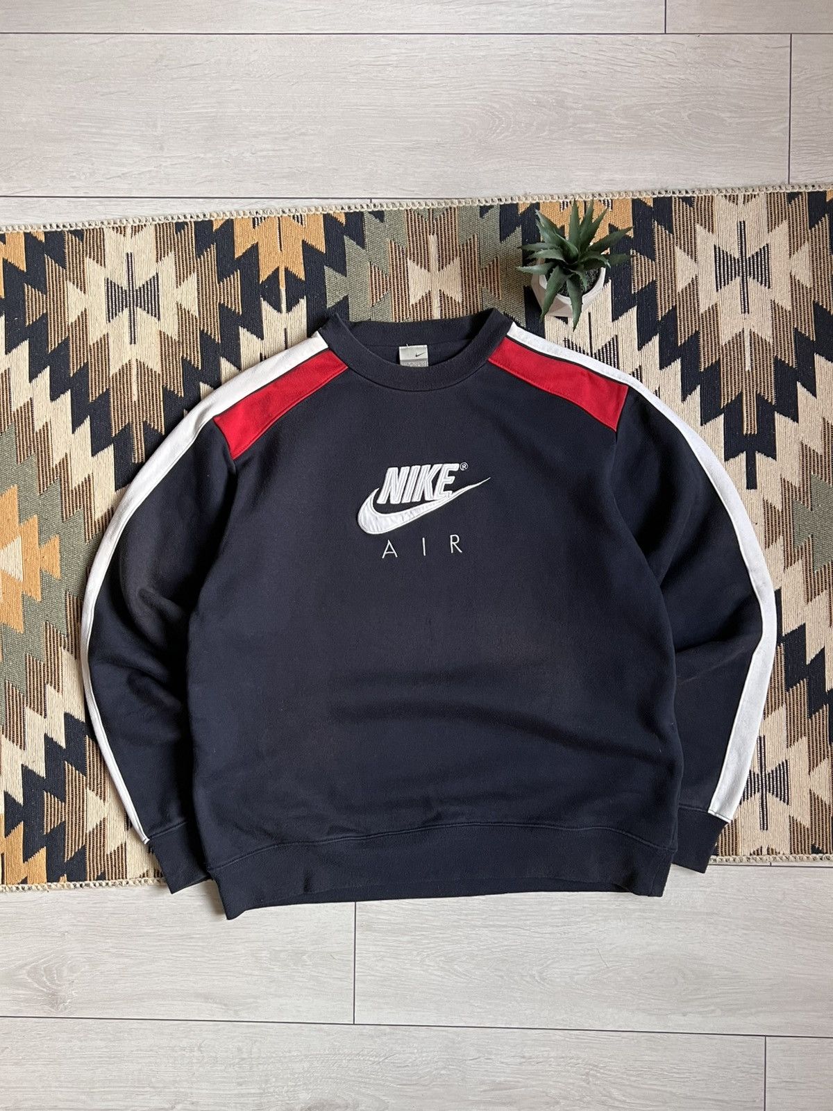 Nike Nike Vintage Y2k Big Logo Sweathirt Size US M / EU 48-50 / 2 - 1 Thumbnail