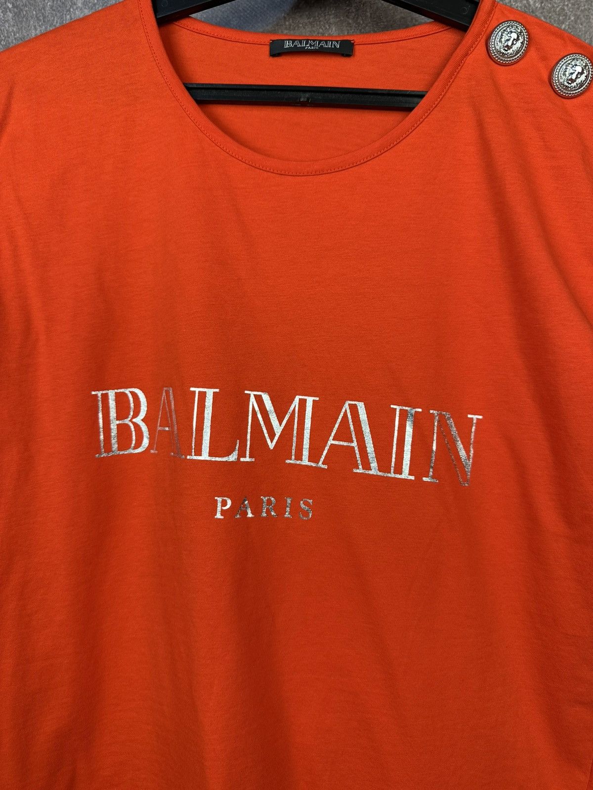 Balmain Red Balmain Metallic Gold Logo Lion Buttons Tank Top Size XS / US 0-2 / IT 36-38 - 3 Thumbnail