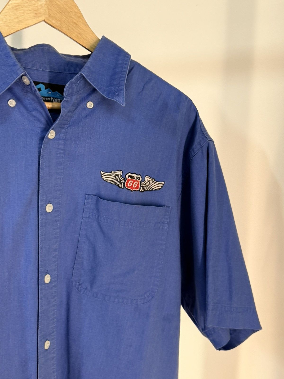 Vintage Vintage Phillips Gas Station Wings Patch Work Shirt Large Size US L / EU 52-54 / 3 - 2 Thumbnail