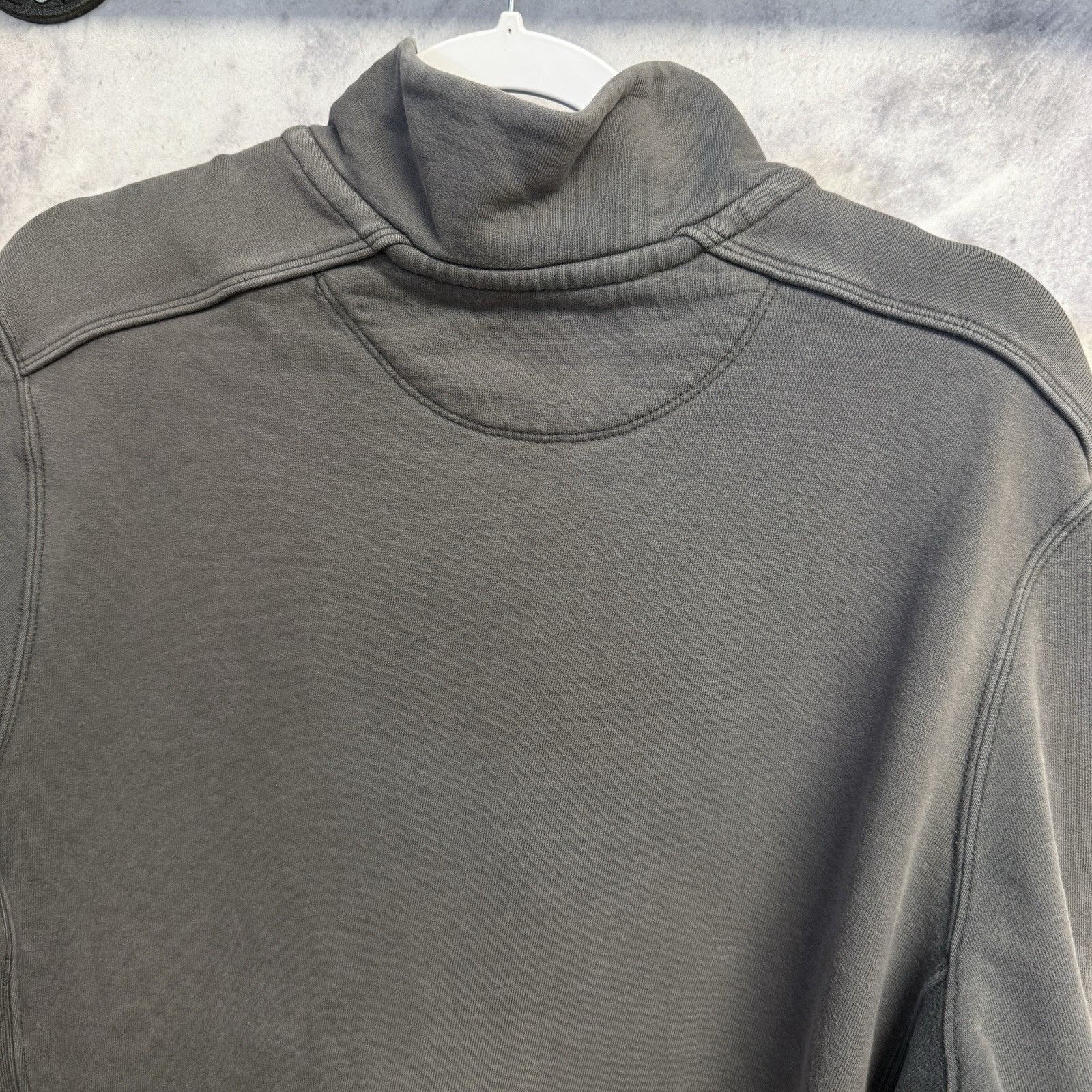 American Giant American Giant Sweatshirt Mens Large Gray Full Zip Mock Neck Size US L / EU 52-54 / 3 - 11 Thumbnail